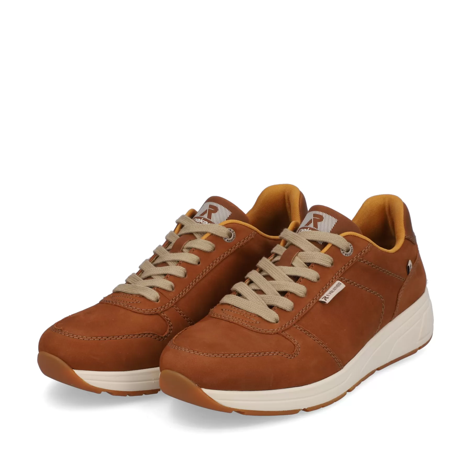 Clearance Meskie Tenisowki Niskie, Karmelowo-Brazowe Meskie Trampki