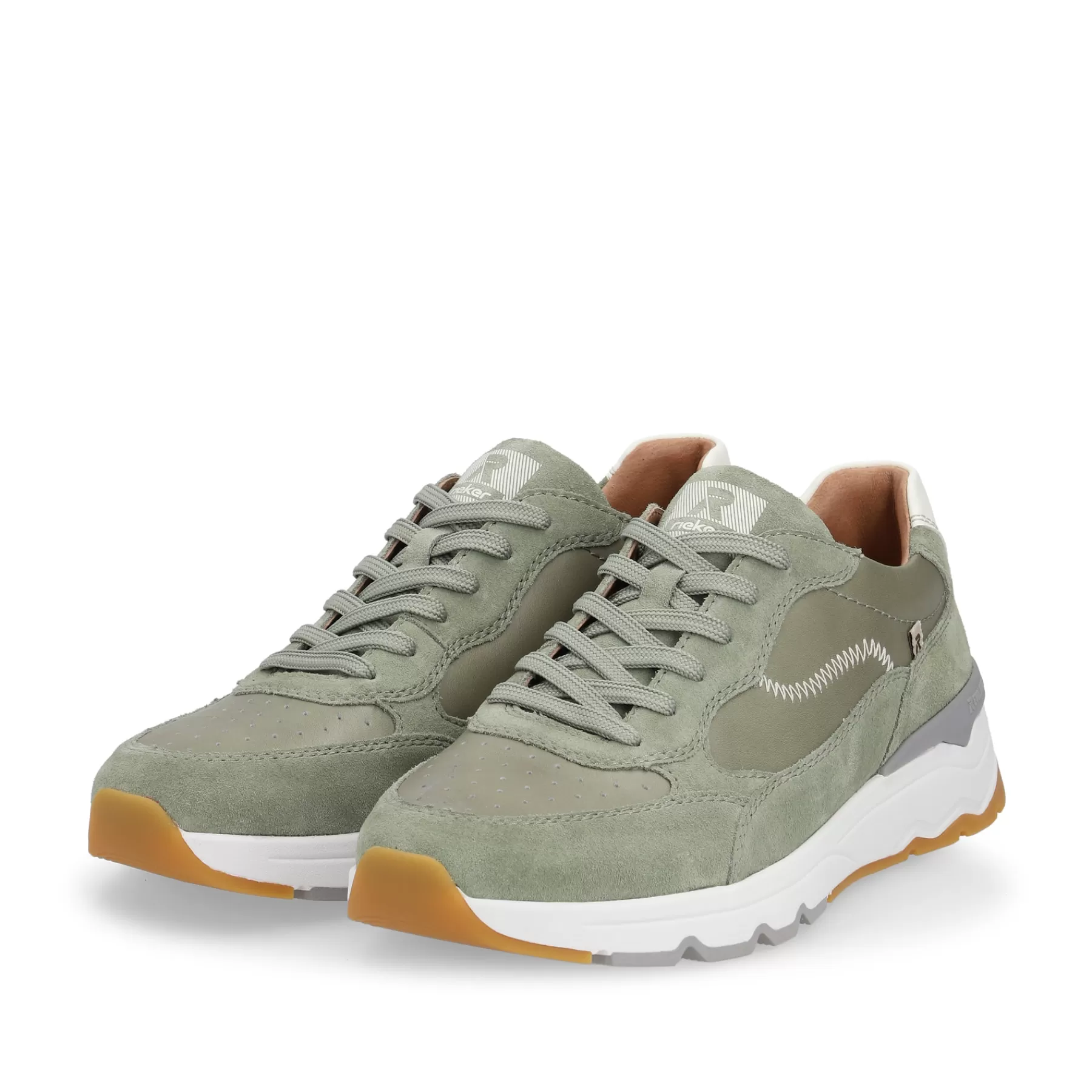 Outlet Meskie Tenisowki , Niskie, Khaki Meskie Sportowe Style