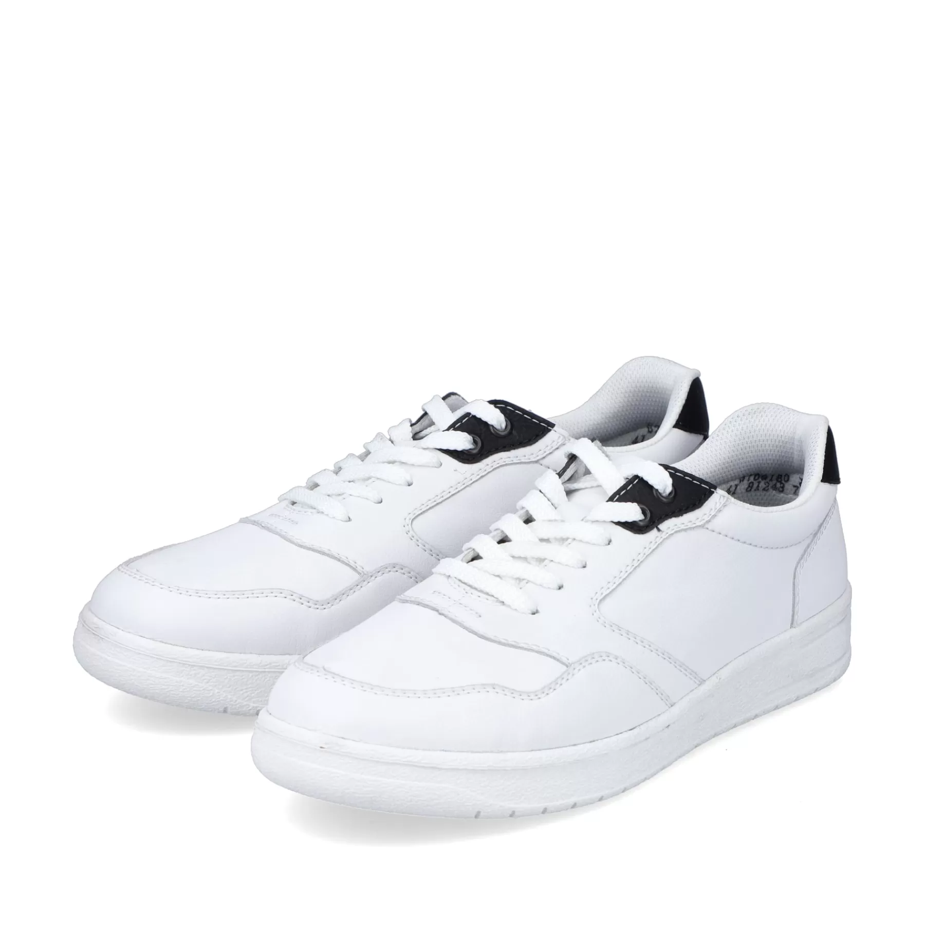 Discount Meskie Tenisowki Niskie W Kolorze Czystej Bieli Meskie Trampki