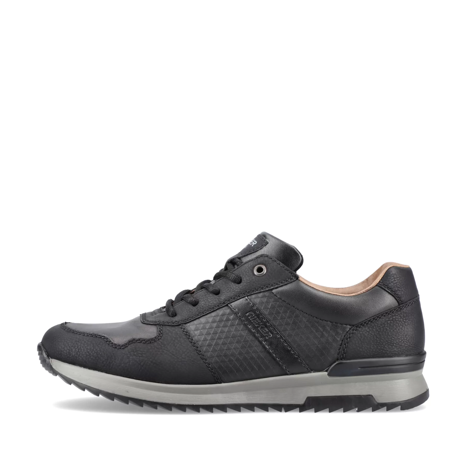 Best Sale Meskie Tenisowki , Niskie, W Kolorze Glebokiej Czerni Meskie Trampki