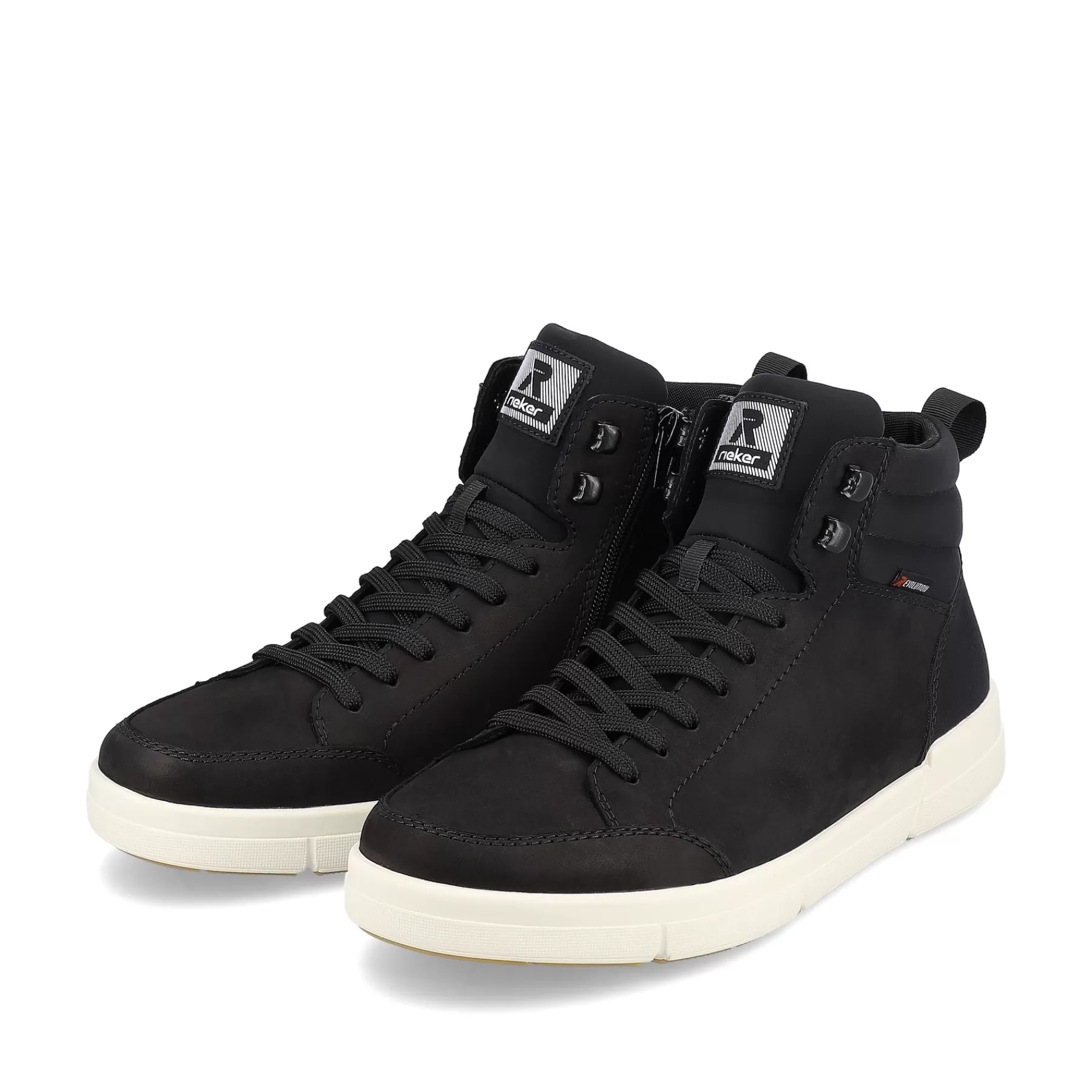 Cheap Meskie Tenisowki , Wysokie, Diamentowo-Czarne Meskie Trampki