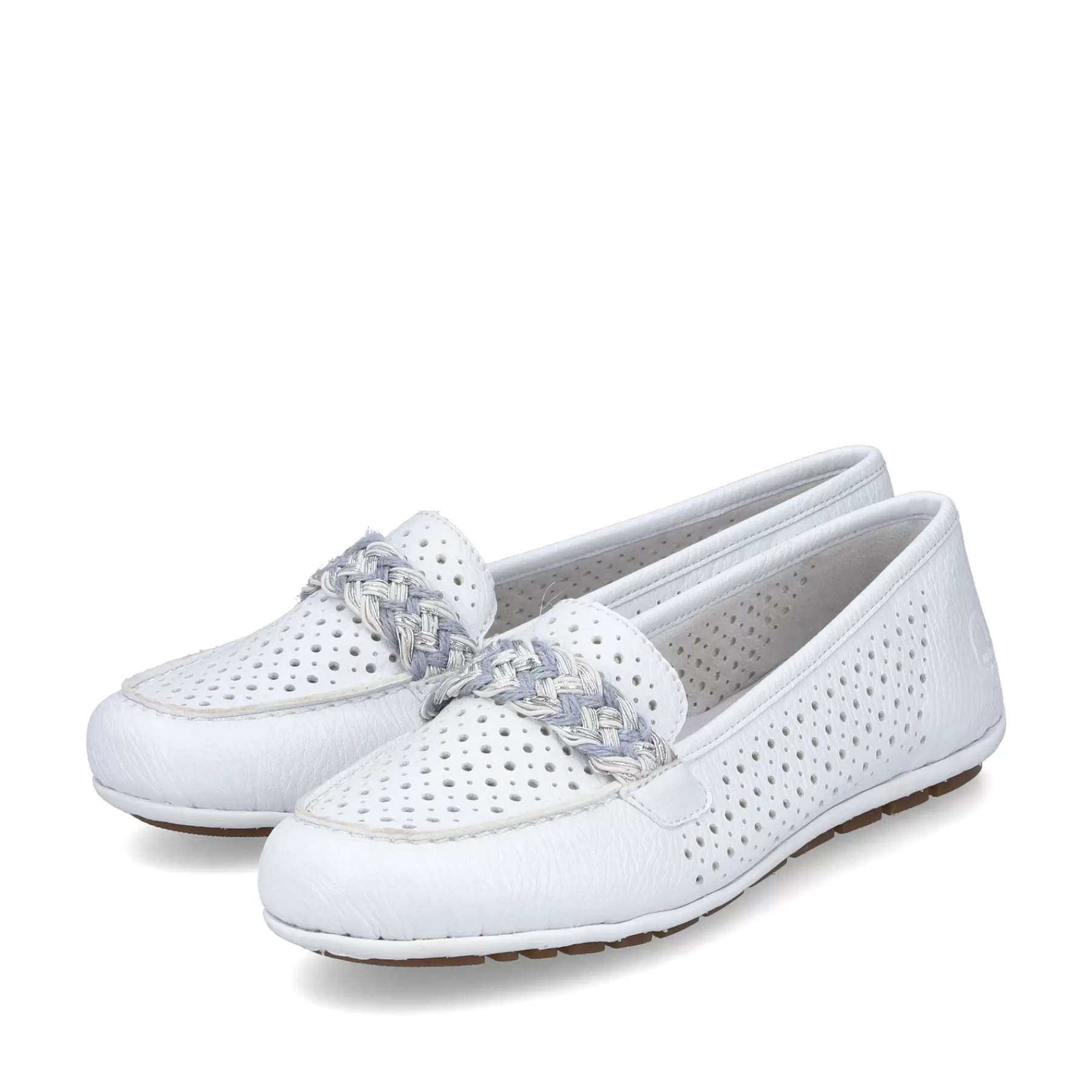 Discount Mokasyny Damskie W Kolorze Czystej Bieli Meskie Buty Biznesowe