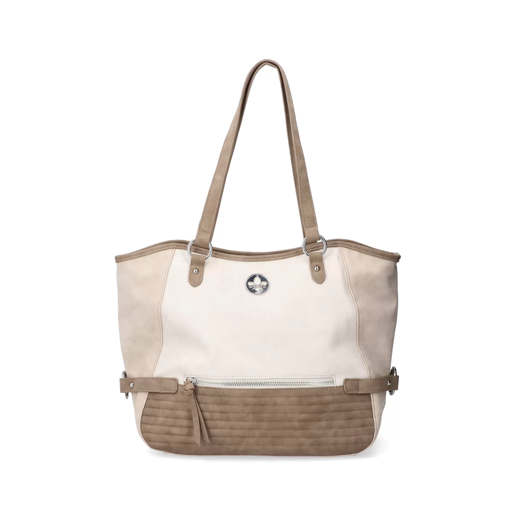 Store a | Shopper Perlowo-Bialo-Orzechowo-Brazowo-Rozowy Torby