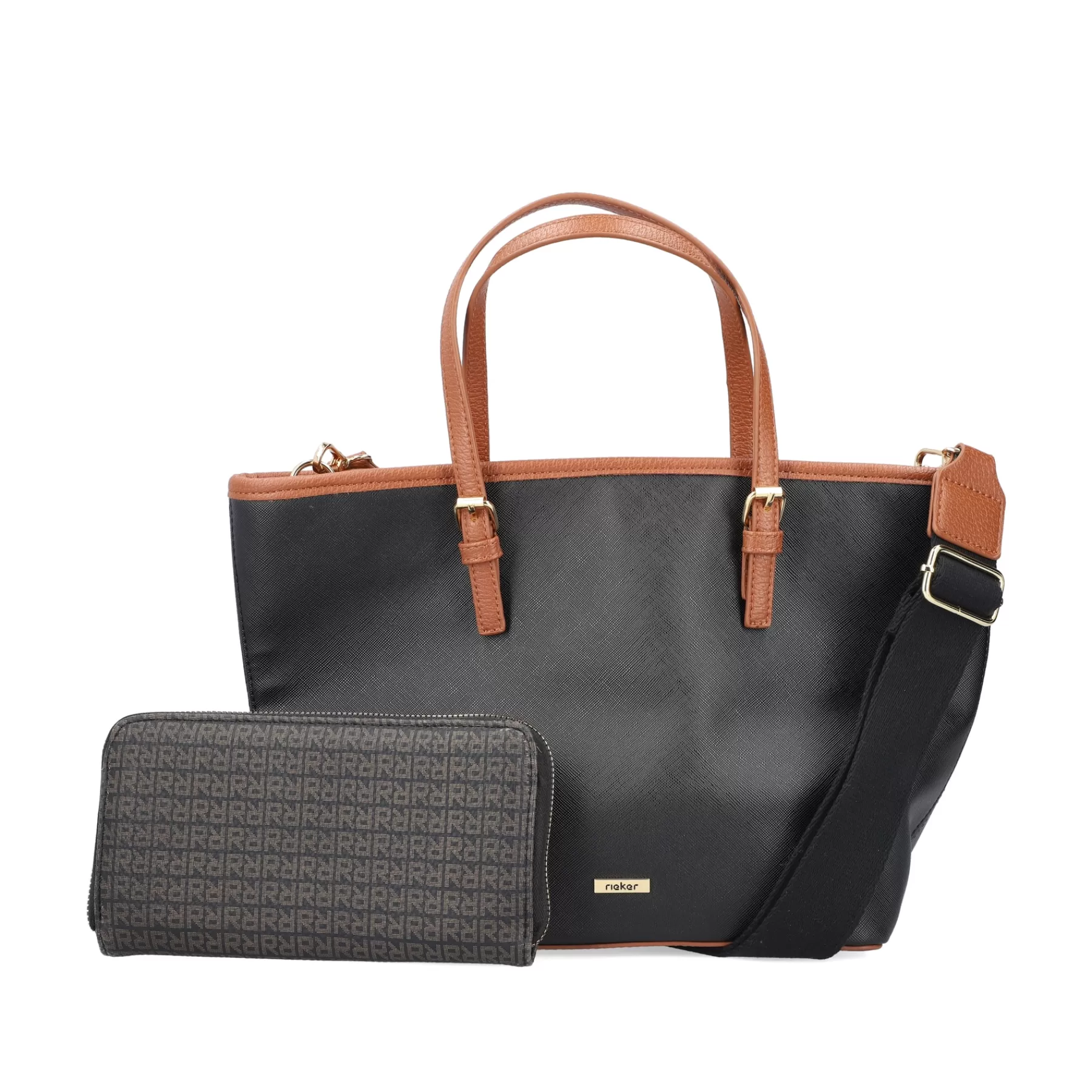 Sale a | Shopper Stalowy Czarno-Nugatowy Braz Torby