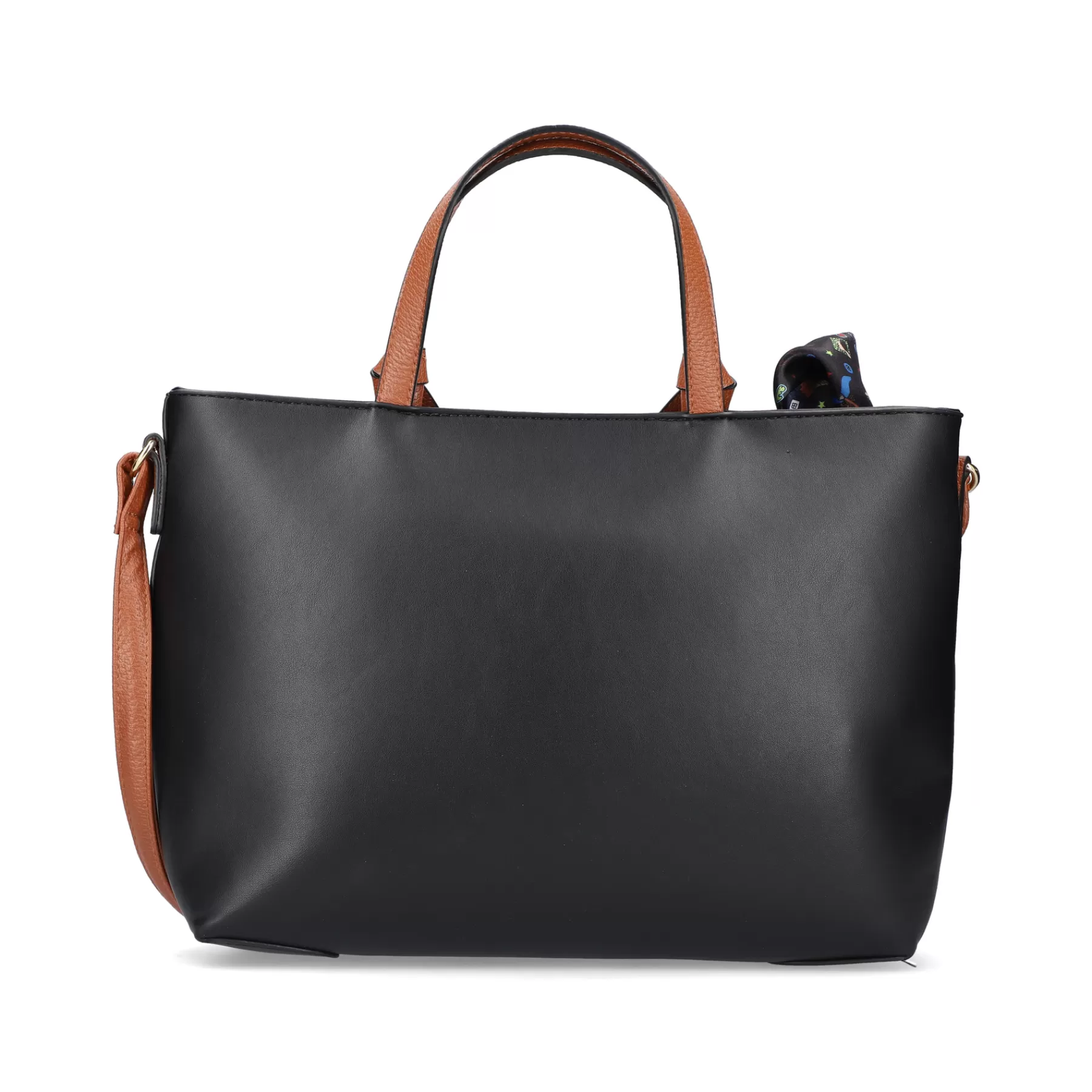 Flash Sale a | Shopper W Kolorze Kruczoczarno-Nugatowym Brazie Torby