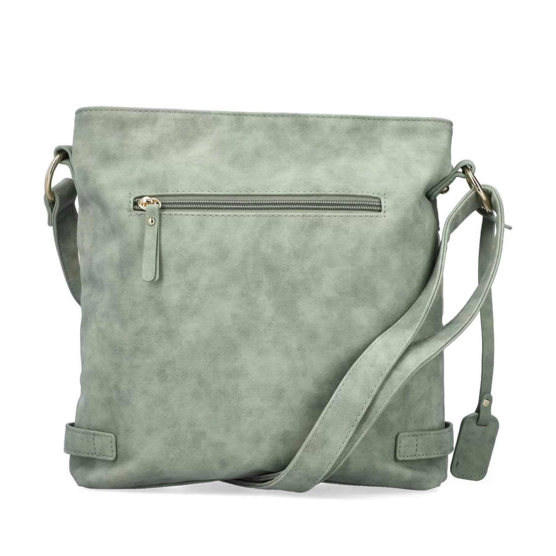 Flash Sale a | Torba Na Ramie W Kolorze Mietowo-Jasnobezowym Torby
