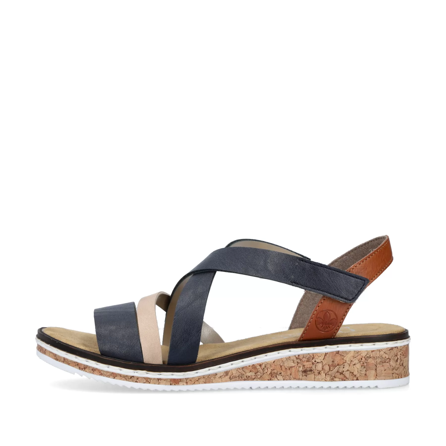 Shop Sandaly Damskie Na Koturnie W Kolorze Granatowym Damski Buty Z Obcasami