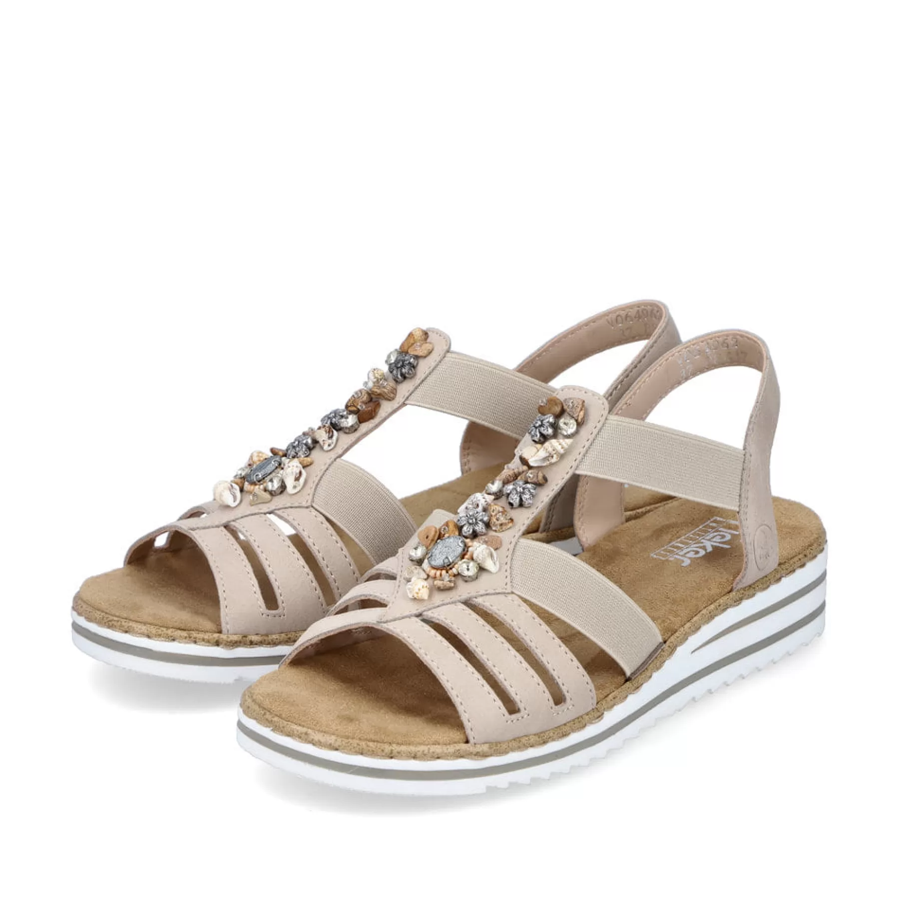Cheap Sandaly Damskie Na Koturnie W Kolorze Kremowo-Bezowym Damski Buty Z Obcasami