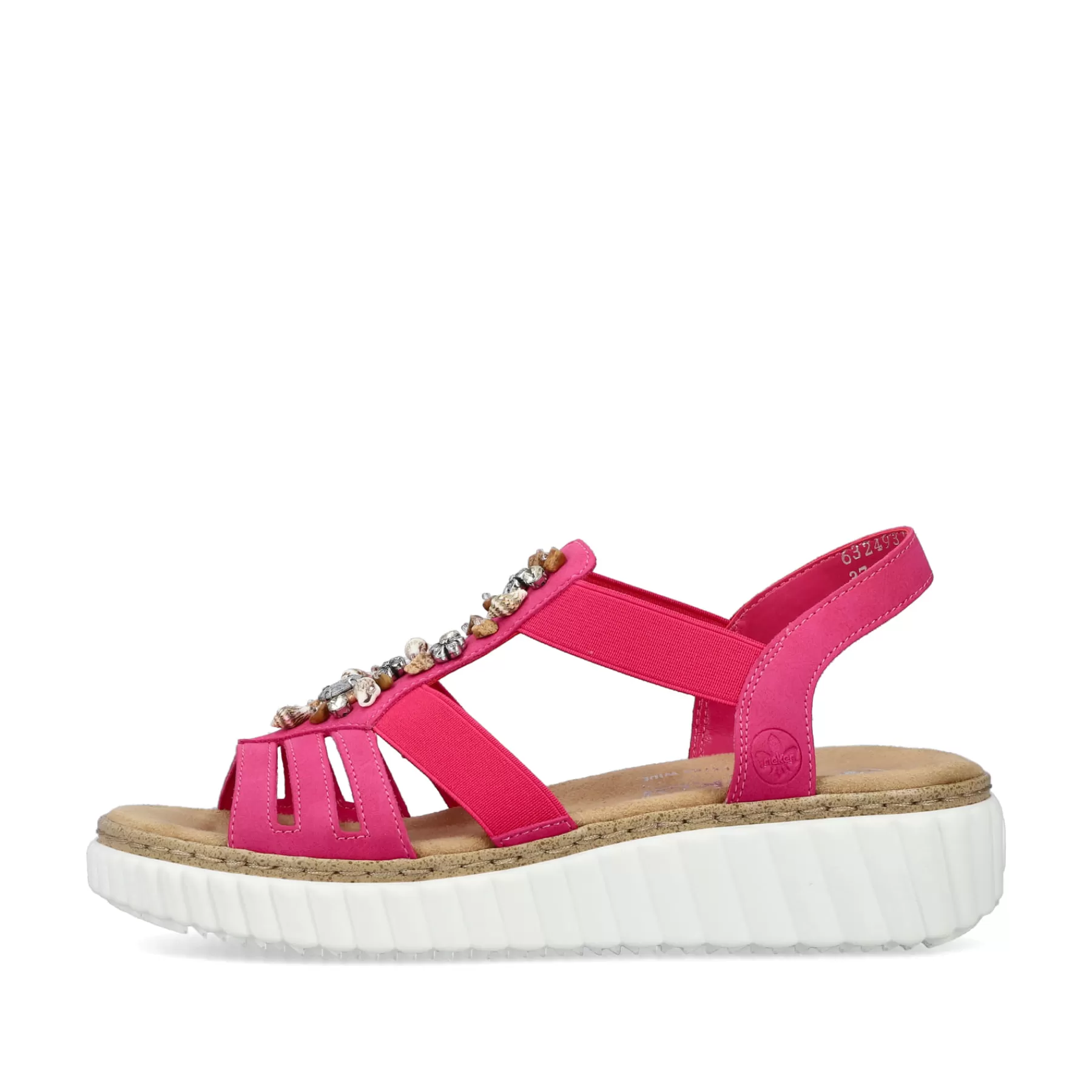 Hot Sandaly Damskie Na Koturnie W Kolorze Rozowym Damski Buty Z Obcasami