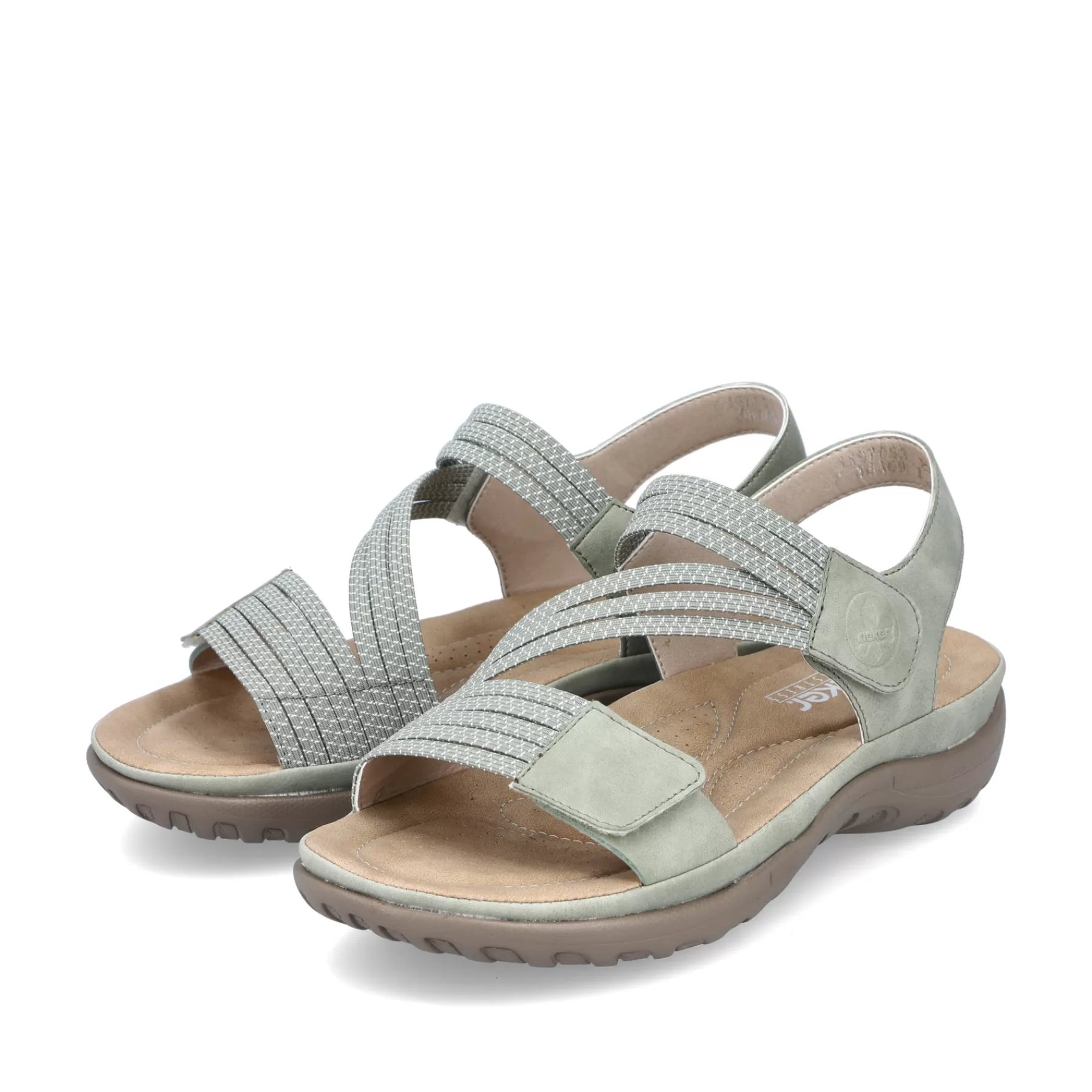 Shop Sandaly Damskie Z Paskami W Kolorze Mietowo-Zielonym Damski Weganskie