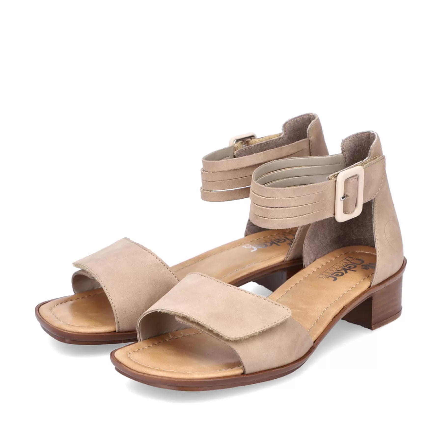 Best Sale Sandaly Damskie Z Paskiem W Kolorze Bezowym Damski Buty Z Obcasami
