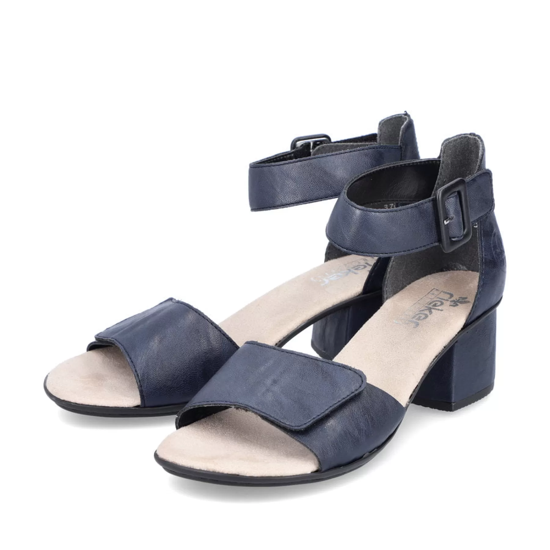 Hot Sandaly Damskie Z Paskiem W Kolorze Granatowym Damski Buty Z Obcasami