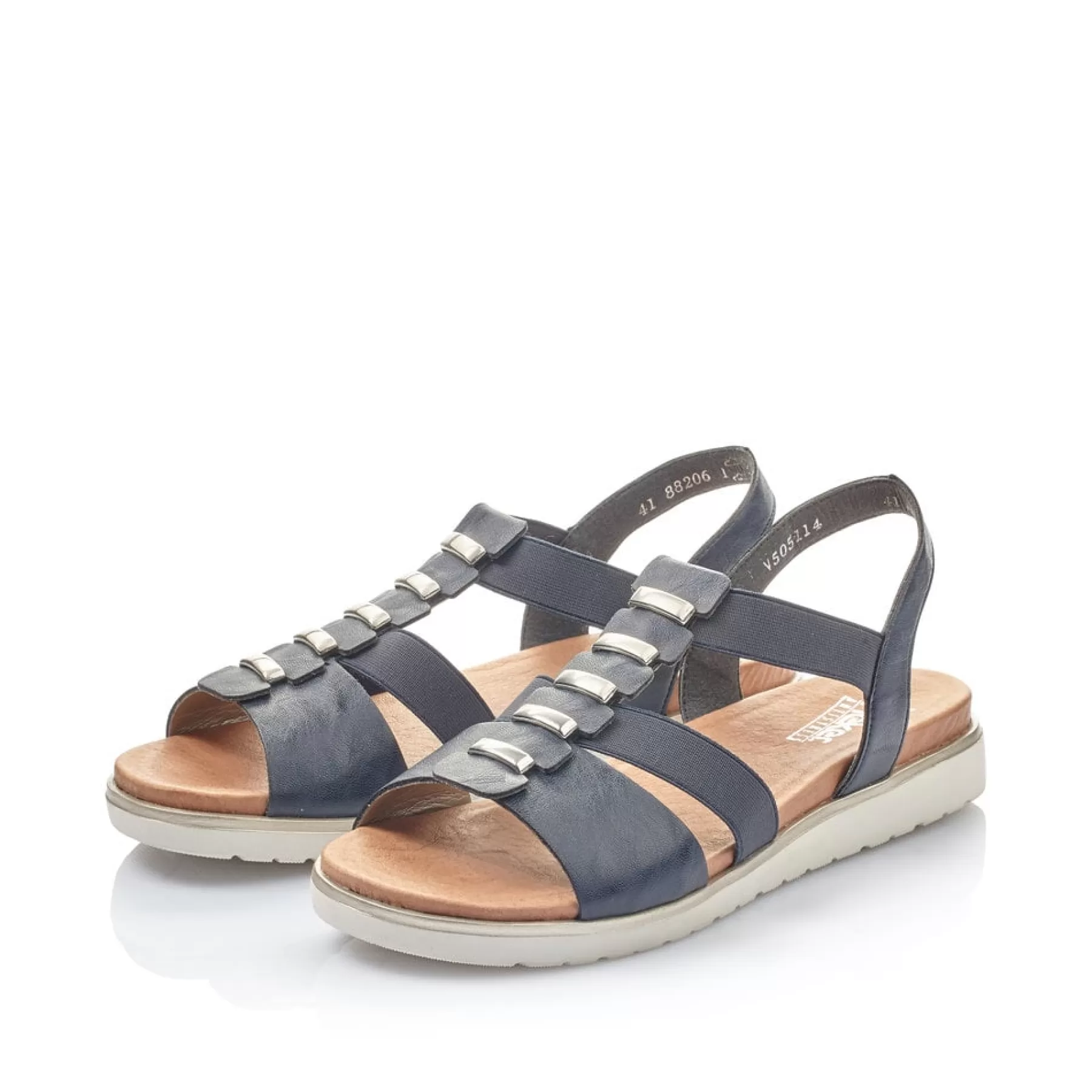 Store Sandaly Damskie Z Paskiem W Kolorze Granatowym Damski Sandaly I Sandaly