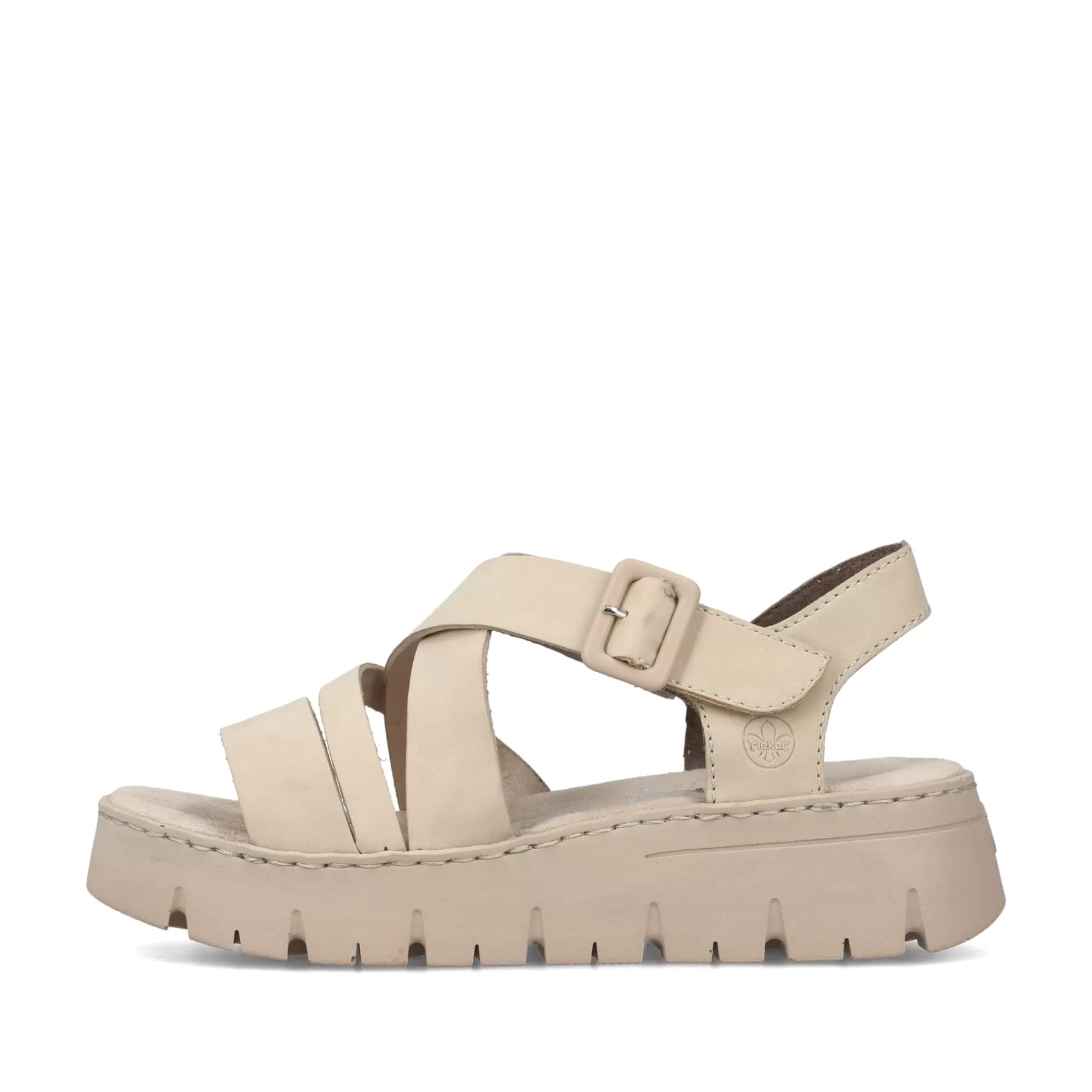 Fashion Sandaly Damskie Z Paskiem W Kolorze Jasnobezowym Damski Sandaly I Sandaly