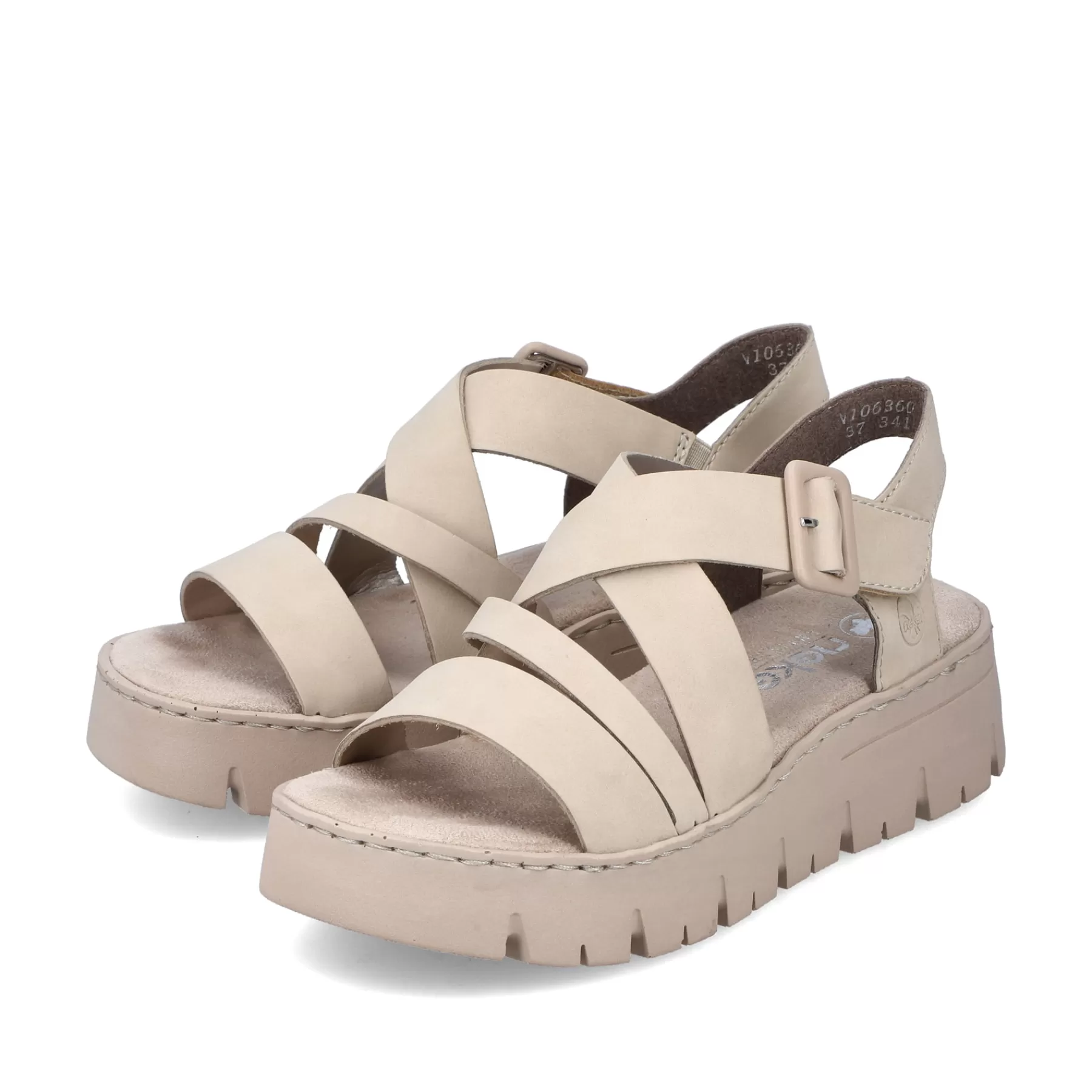 Fashion Sandaly Damskie Z Paskiem W Kolorze Jasnobezowym Damski Sandaly I Sandaly