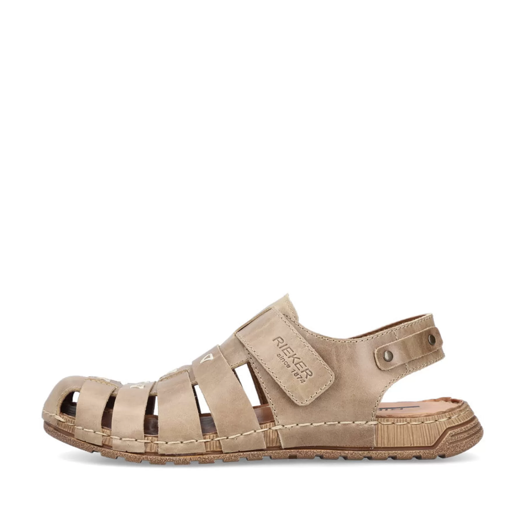 Cheap Sandaly Meskie W Kolorze Orzechowo-Brazowym Meskie Sandaly