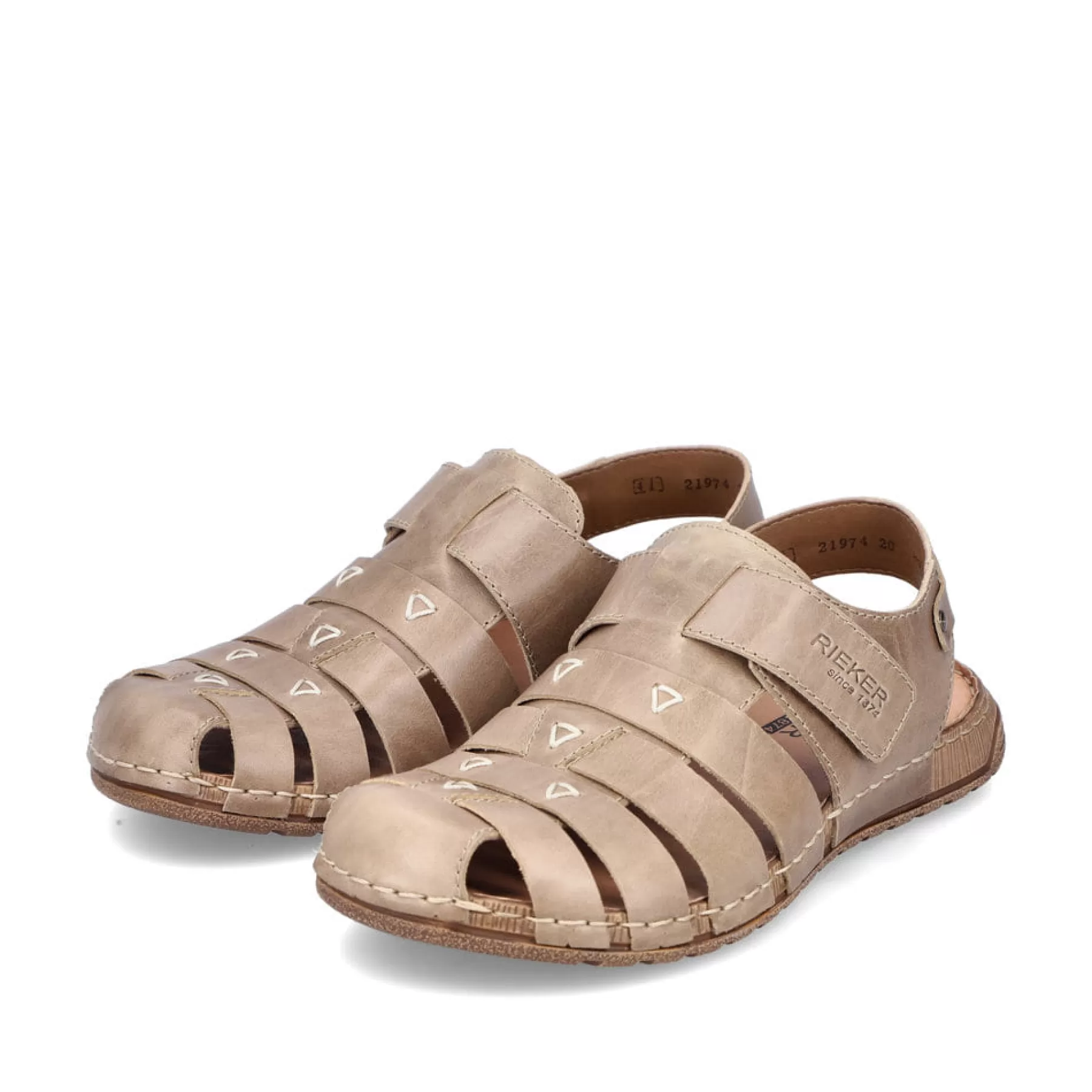 Cheap Sandaly Meskie W Kolorze Orzechowo-Brazowym Meskie Sandaly