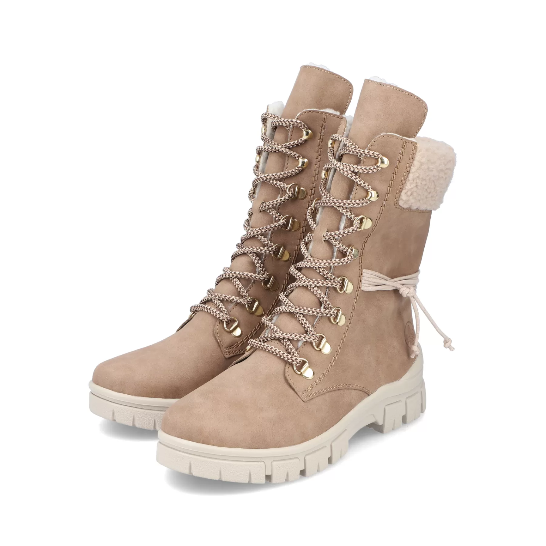 Best Sznurowane Buty Damskie Noisette Damski Botki I Botki