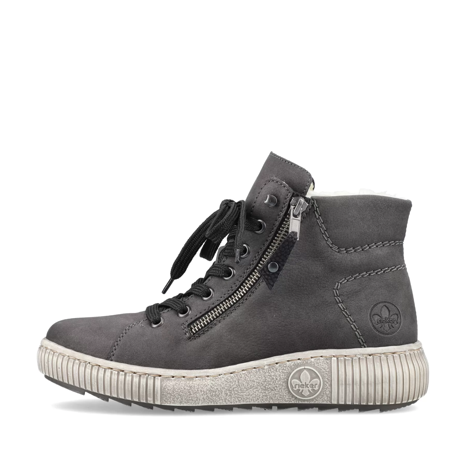 Online Sznurowane Buty Damskie W Kolorze Antracytowym Damski Niskie Buty I Kapcie