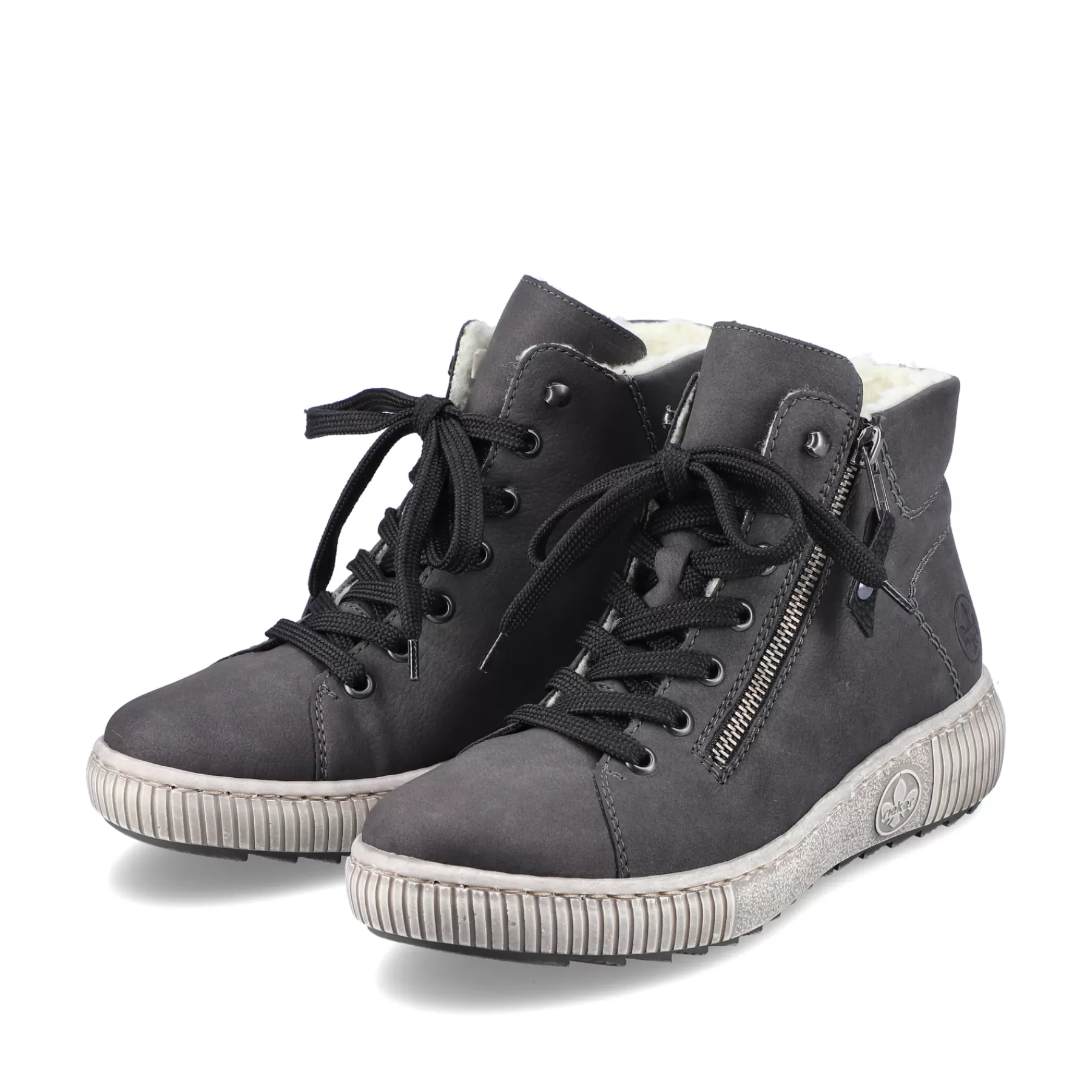 Online Sznurowane Buty Damskie W Kolorze Antracytowym Damski Niskie Buty I Kapcie