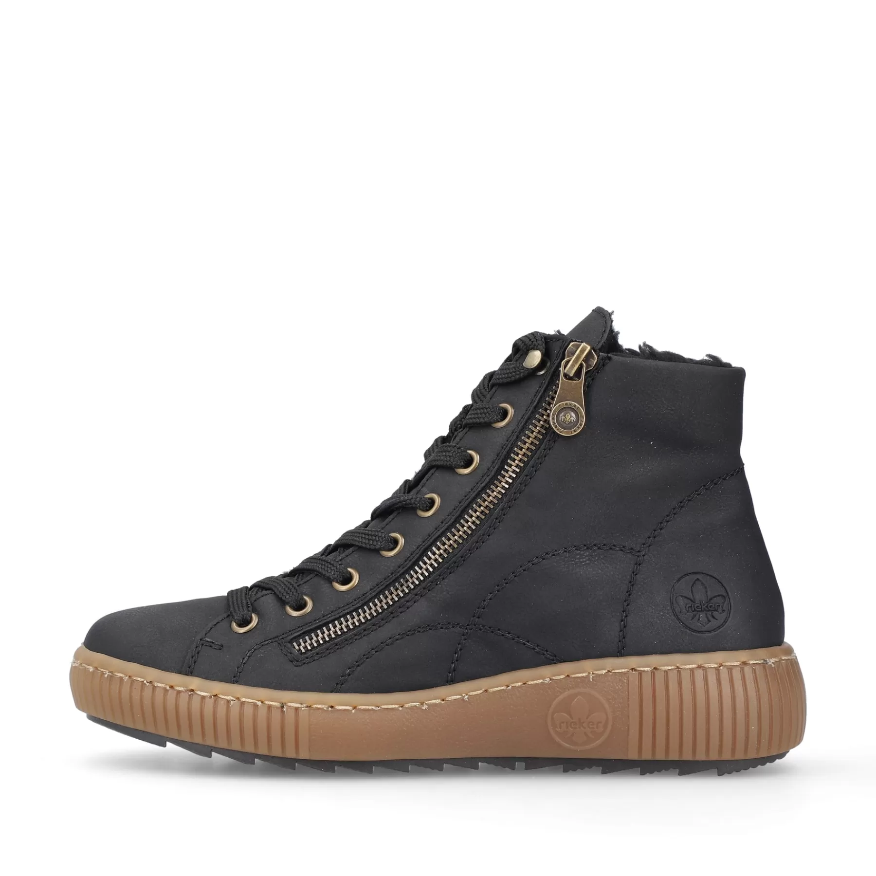 Outlet Sznurowane Buty Damskie W Kolorze Asfaltowo-Czarnym Damski Niskie Buty I Kapcie