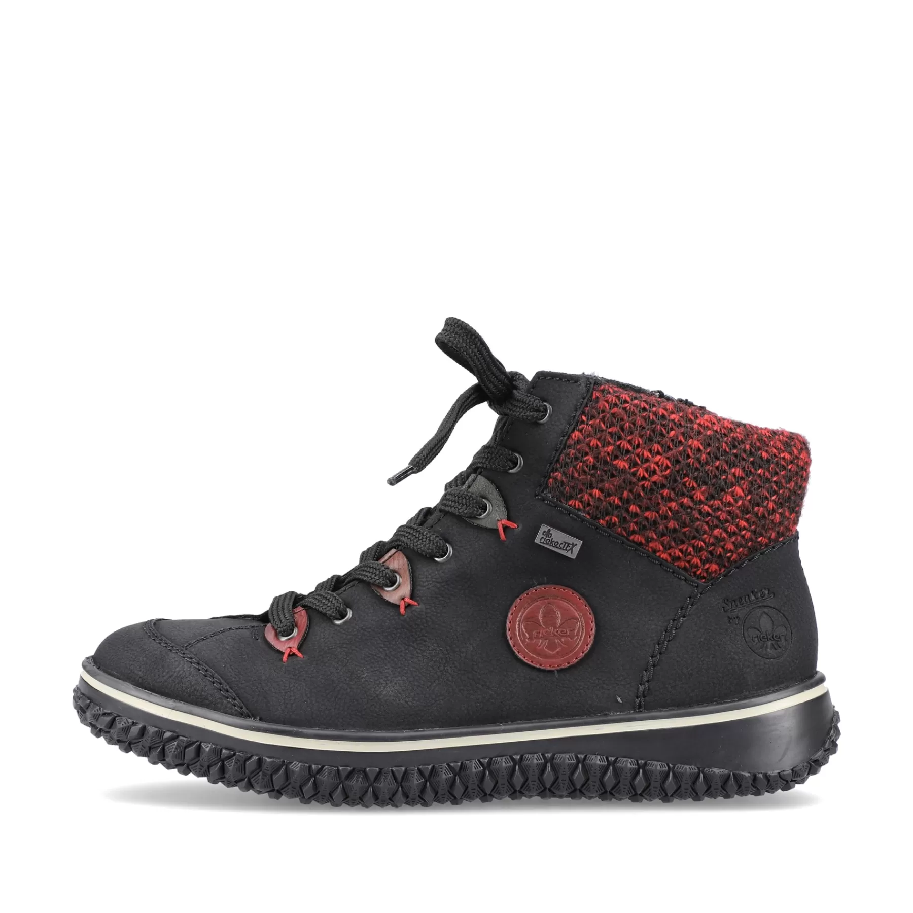 Sale Sznurowane Buty Damskie W Kolorze Grafitowo-Czarnym Damski Niskie Buty I Kapcie