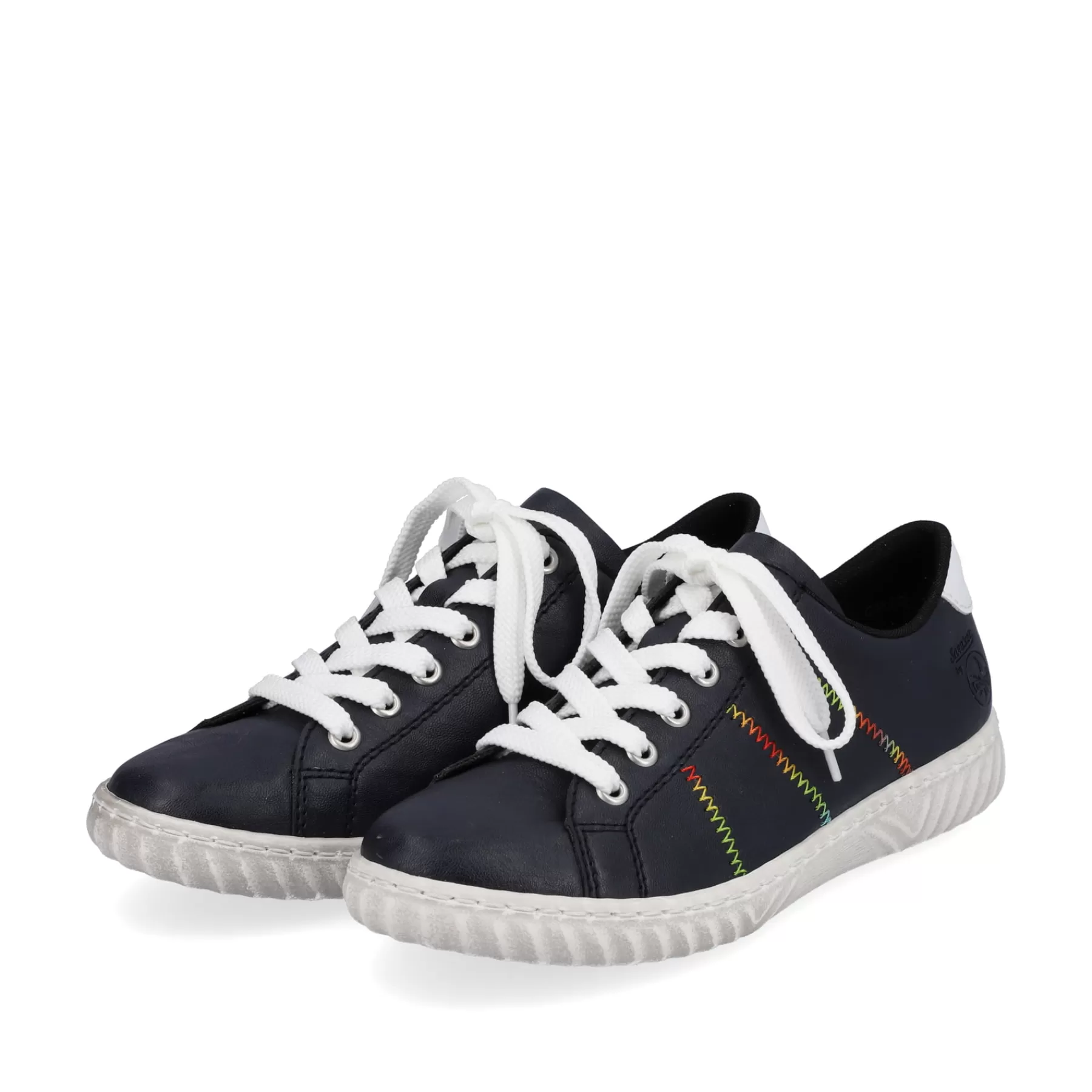 Shop Sznurowane Buty Damskie W Kolorze Granatowym Damski Niskie Buty I Kapcie