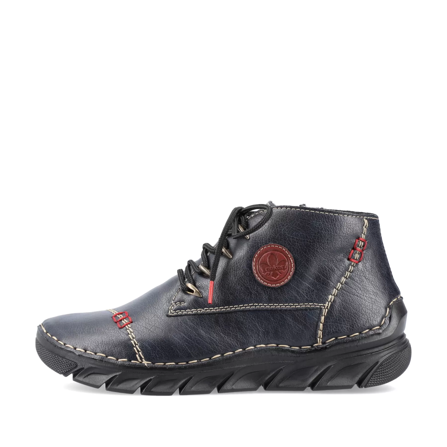 Clearance Sznurowane Buty Damskie W Kolorze Granatowym Damski Niskie Buty I Kapcie