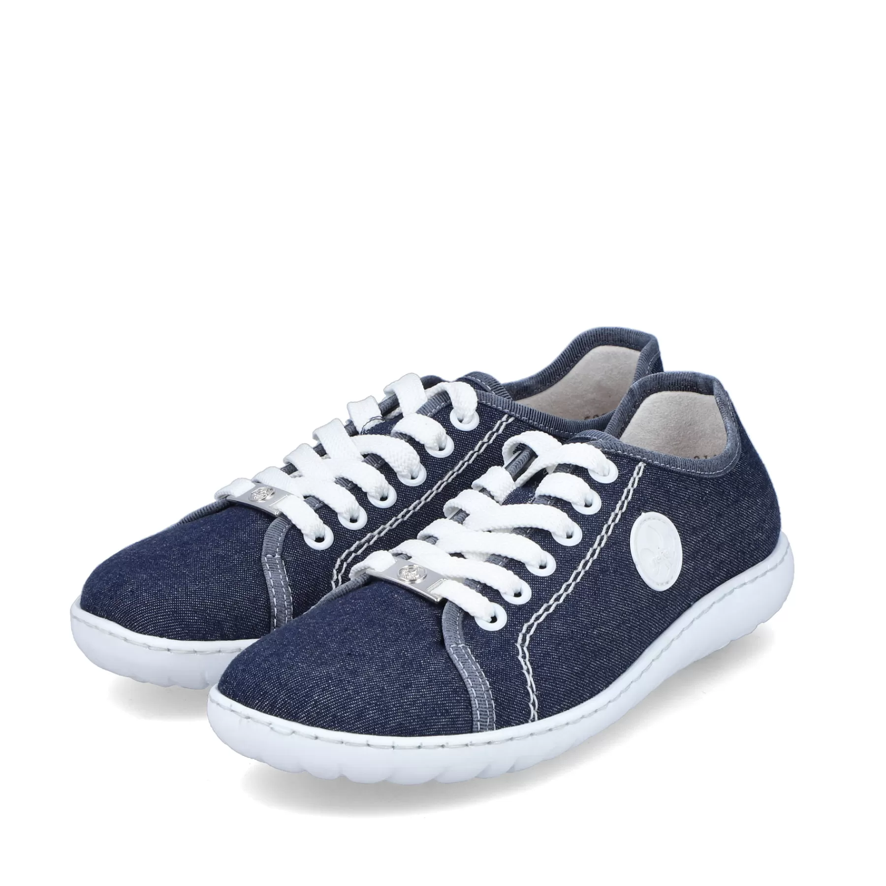 Shop Sznurowane Buty Damskie W Kolorze Granatowym Damski Weganskie