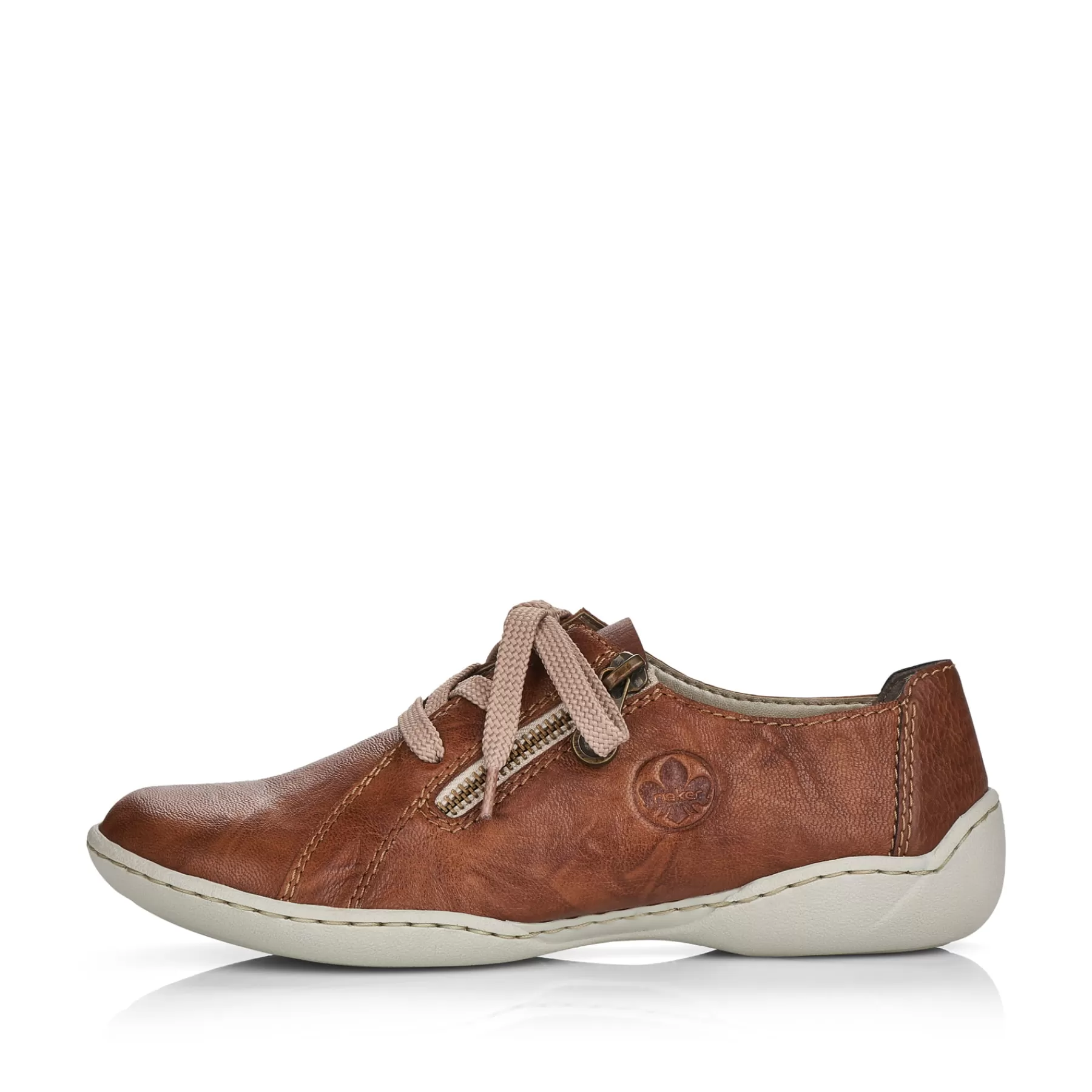 Cheap Sznurowane Buty Damskie W Kolorze Kasztanowo-Brazowym Damski Niskie Buty I Kapcie