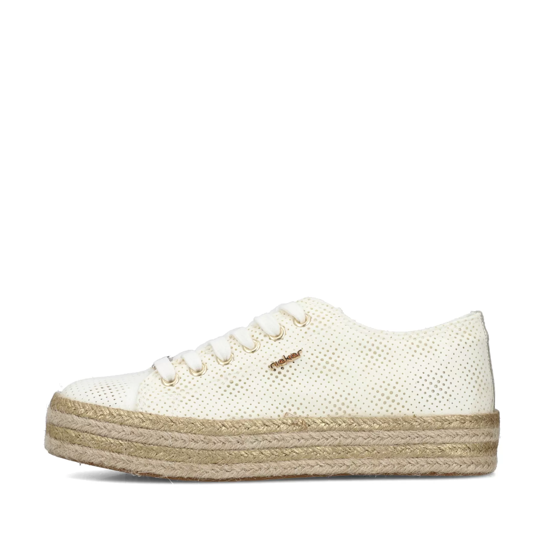 Shop Sznurowane Buty Damskie W Kolorze Labedzim Bialym Damski Niskie Buty I Kapcie