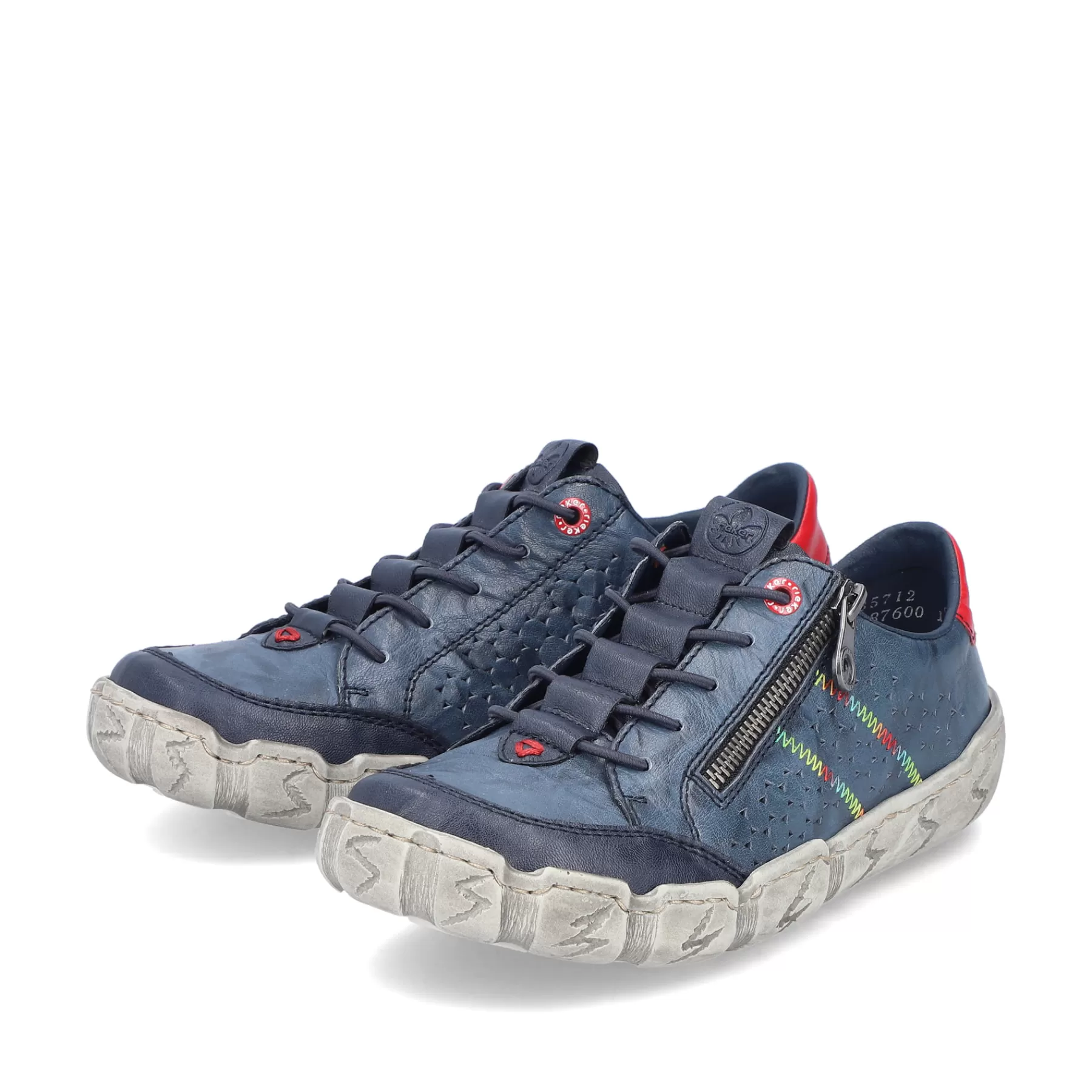 Discount Sznurowane Buty Damskie W Kolorze Lupkowoniebieskim Damski Niskie Buty I Kapcie