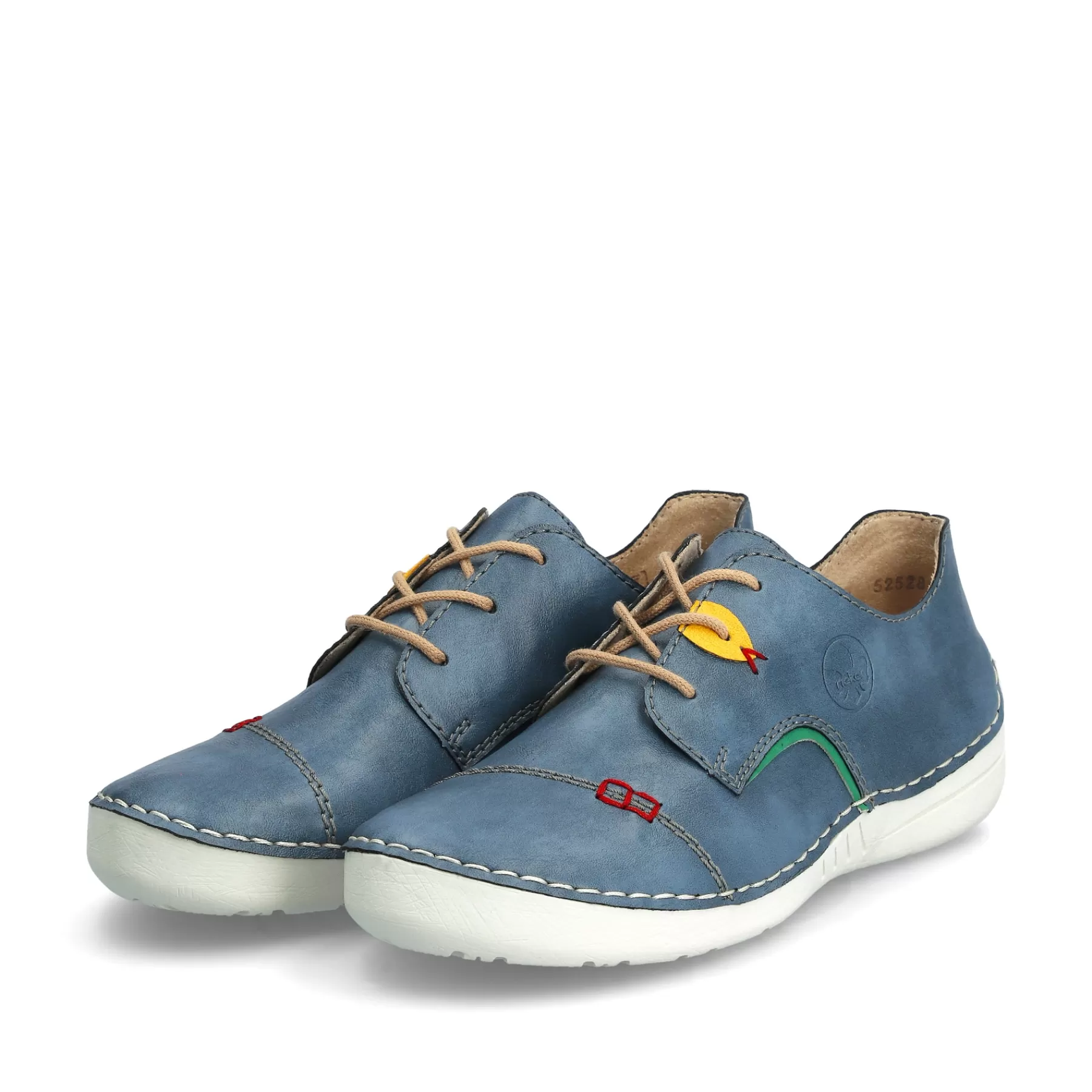 Discount Sznurowane Buty Damskie W Kolorze Lupkowoniebieskim Damski Niskie Buty I Kapcie