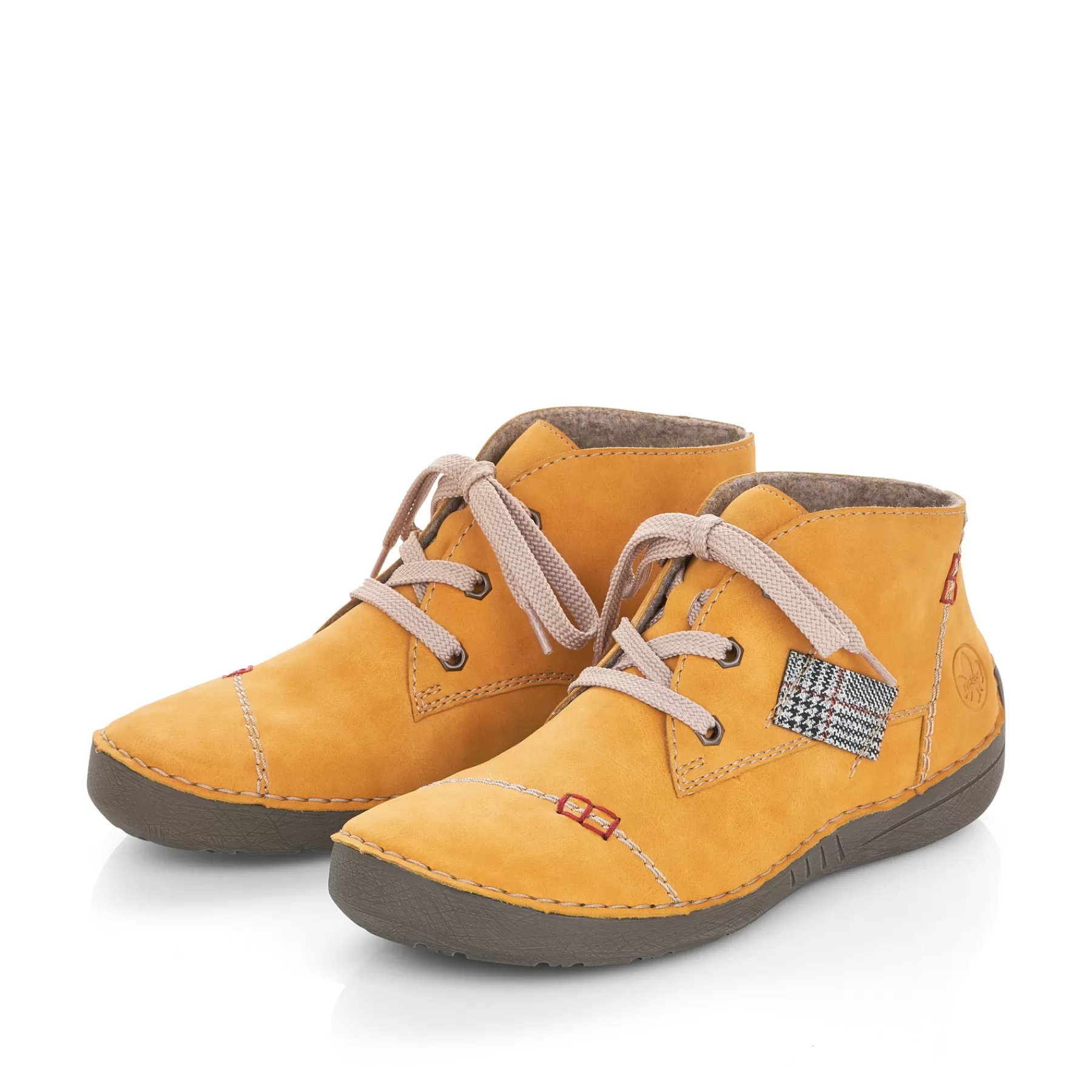 Best Sznurowane Buty Damskie W Kolorze Miodowozoltym Damski Niskie Buty I Kapcie