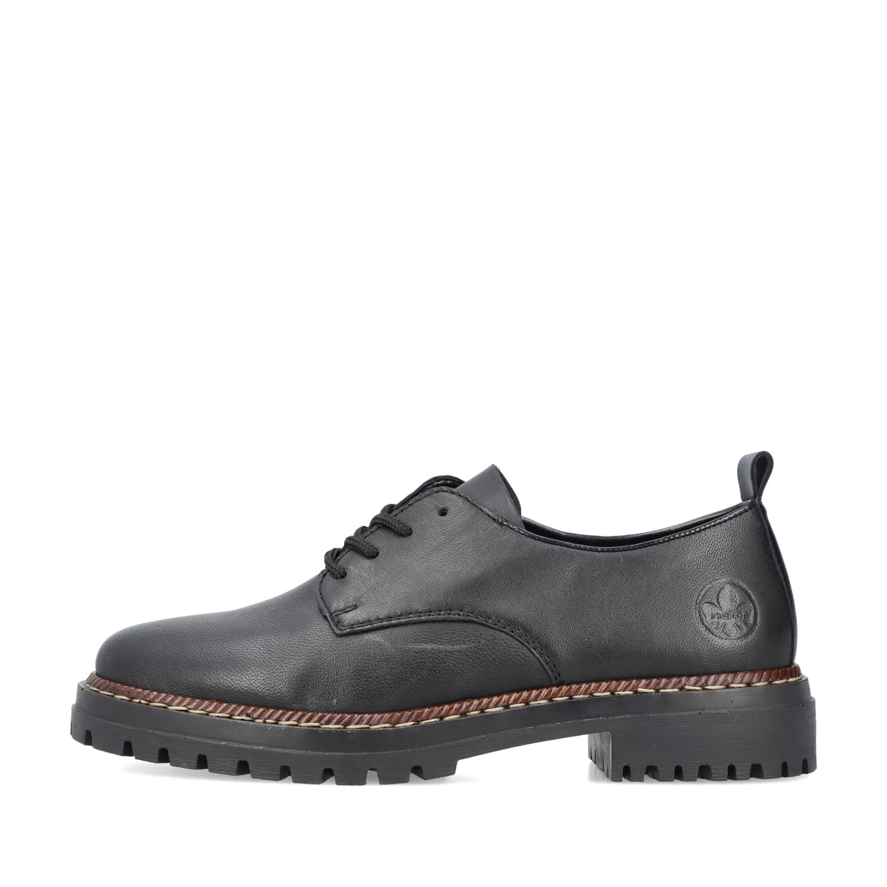 Fashion Sznurowane Buty Damskie W Kolorze Nocnej Czerni Damski Niskie Buty I Kapcie