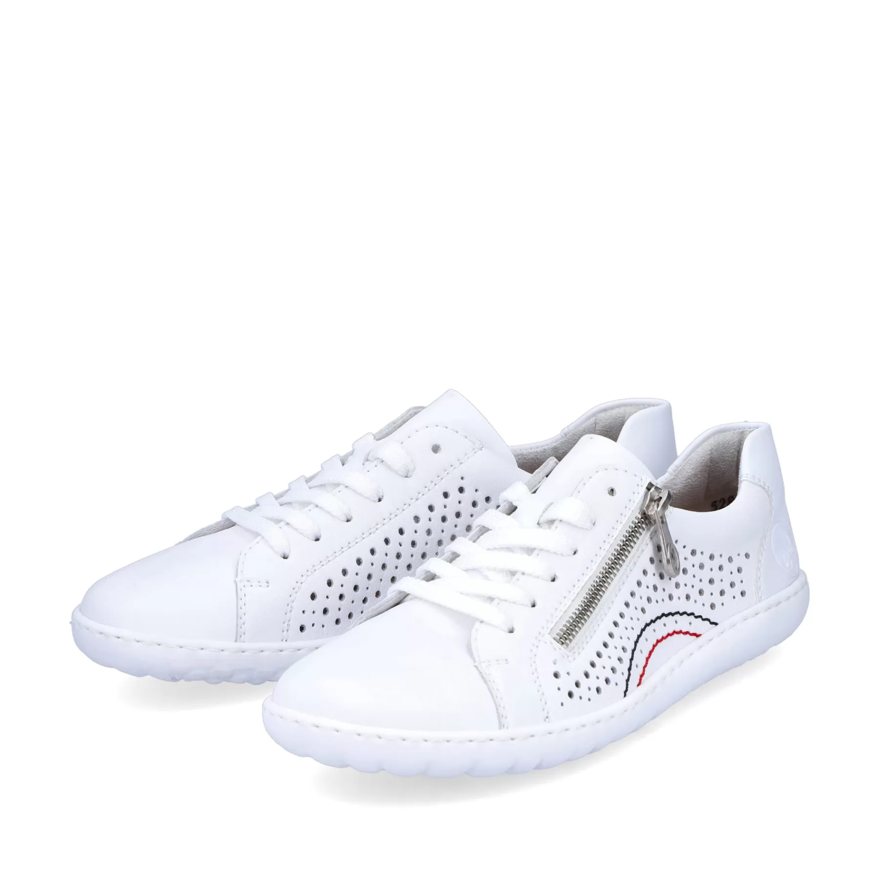 Online Sznurowane Buty Damskie W Kolorze Perlowo-Bialym Damski Niskie Buty I Kapcie