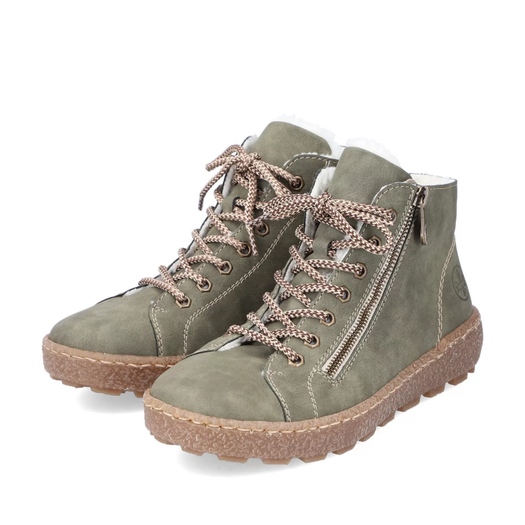 Cheap Sznurowane Buty Damskie W Kolorze Zielonego Liscia Damski Niskie Buty I Kapcie