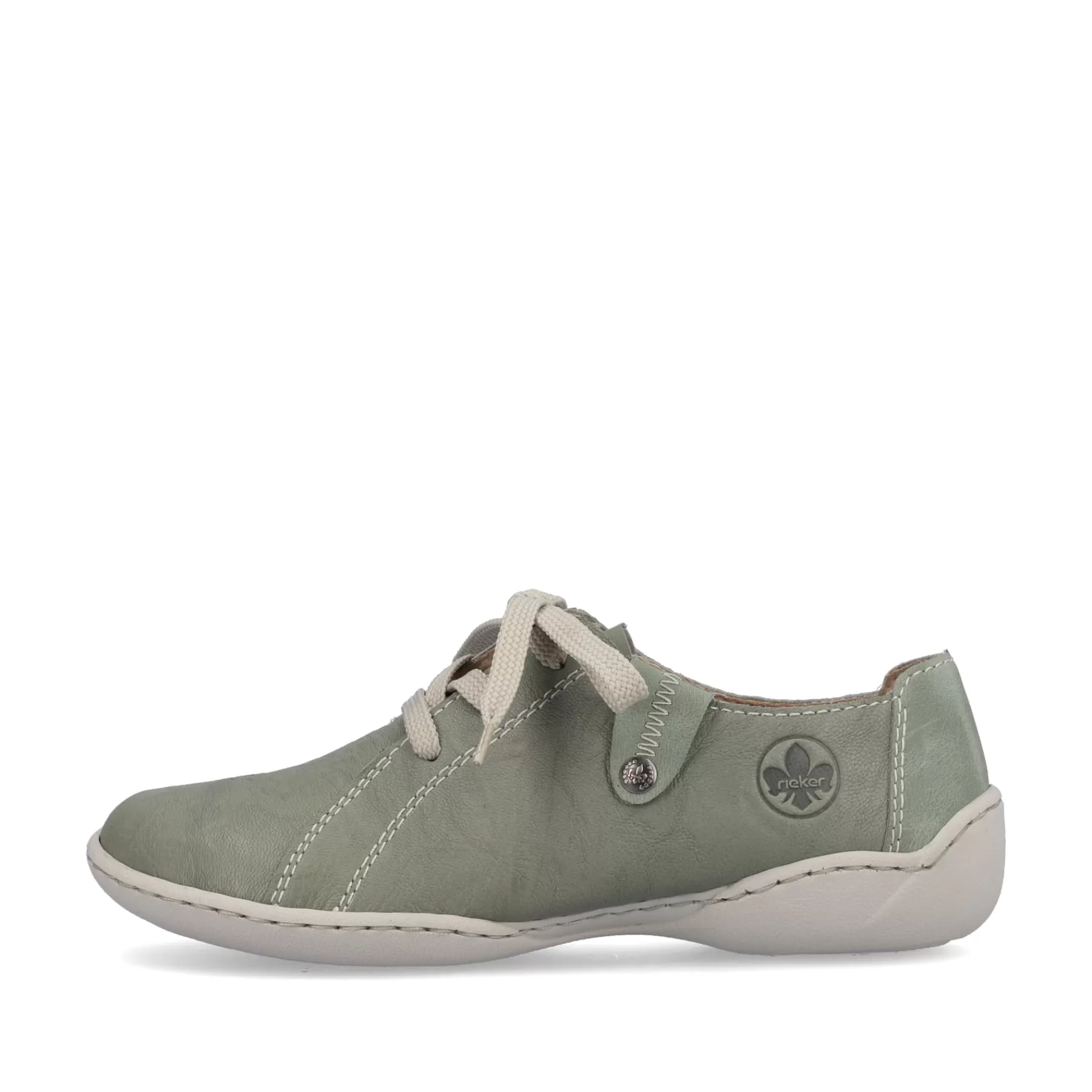 Cheap Sznurowane Buty Damskie W Kolorze Zielono-Szarym Damski Niskie Buty I Kapcie