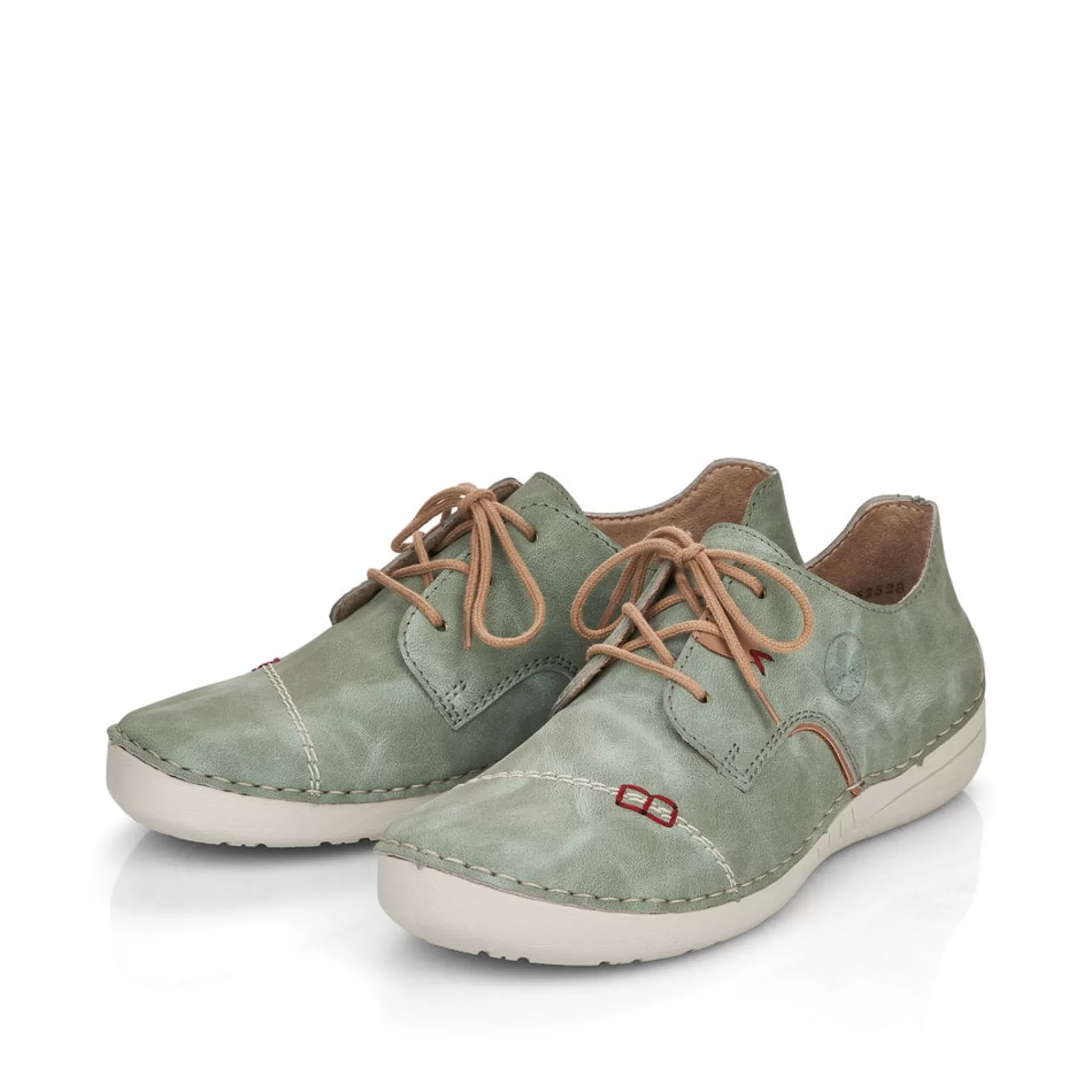 Shop Sznurowane Buty Damskie W Kolorze Zielono-Szarym Damski Niskie Buty I Kapcie