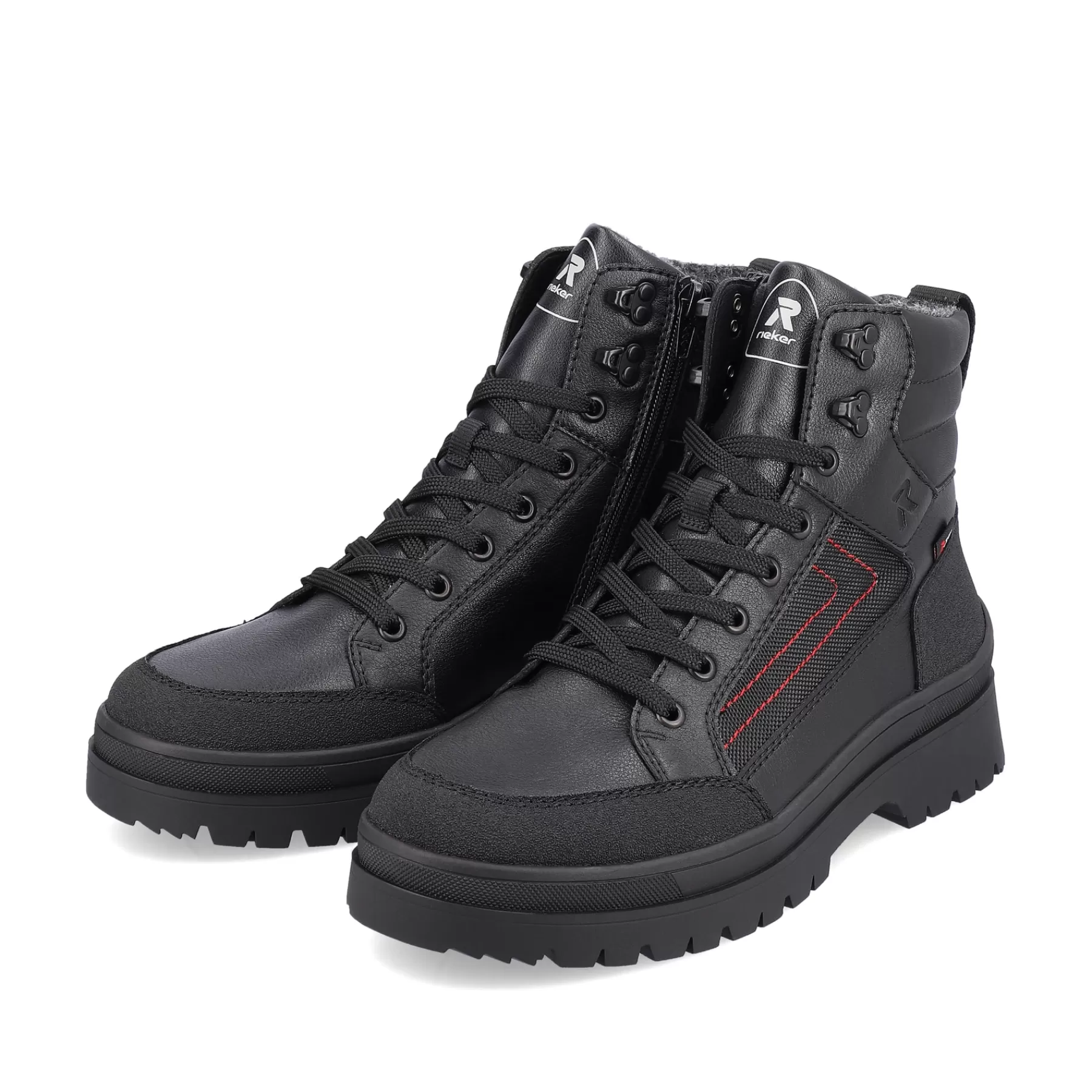 New Sznurowane Buty Meskie Deep Black Meskie Buty