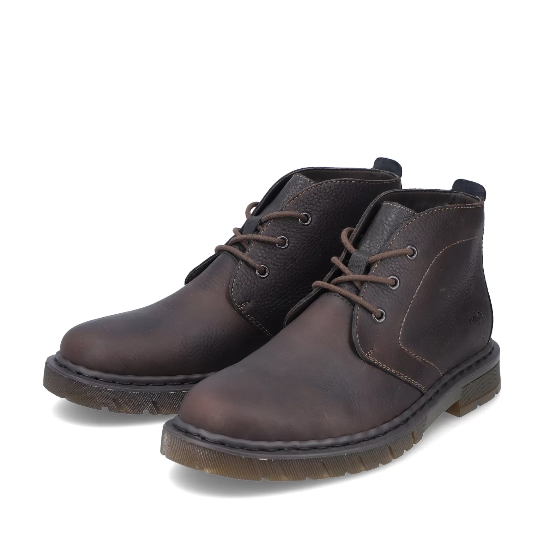 Sale Sznurowane Buty Meskie W Kolorze Ciemnobrazowym Meskie Buty