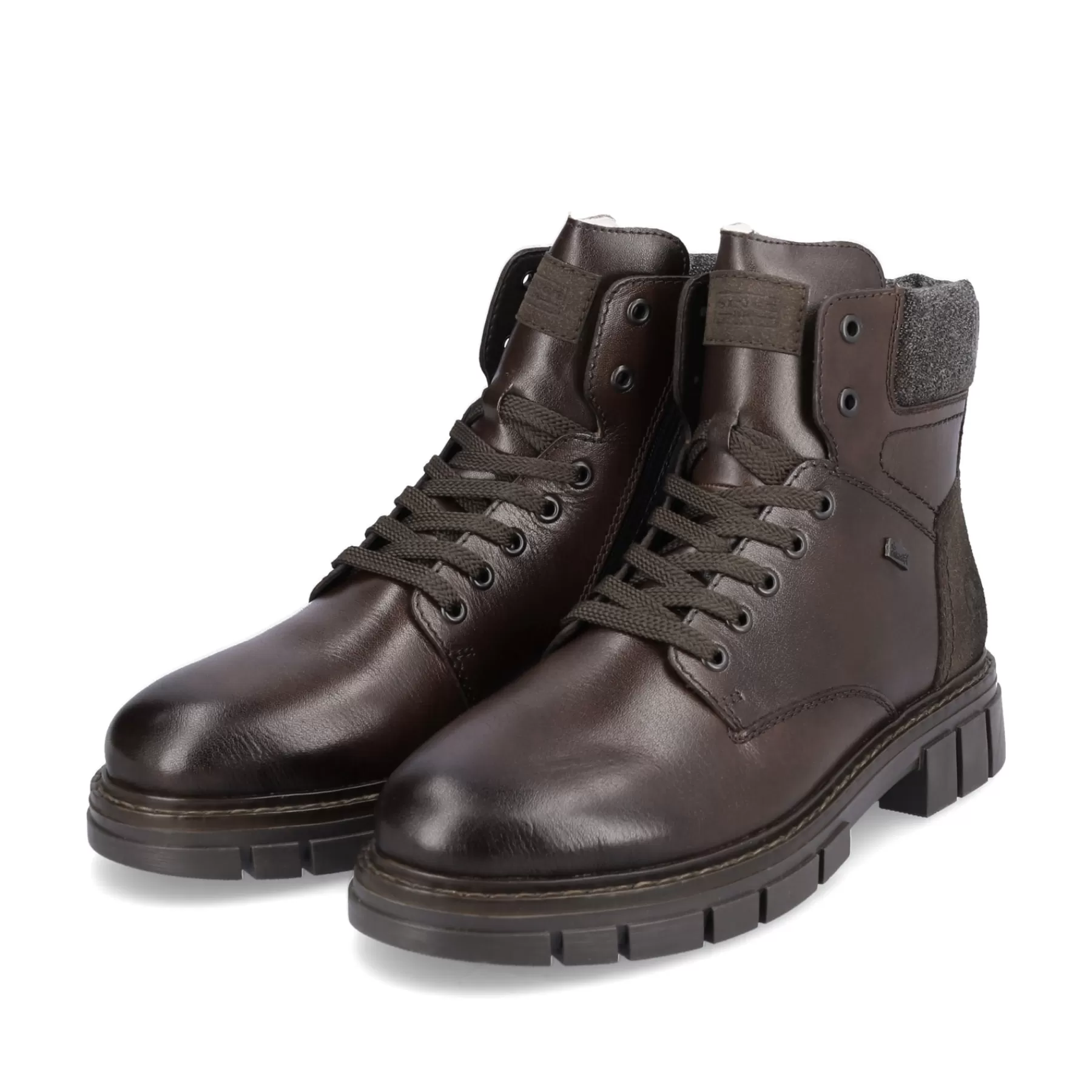 Sale Sznurowane Buty Meskie W Kolorze Ciemnobrazowym Meskie Buty
