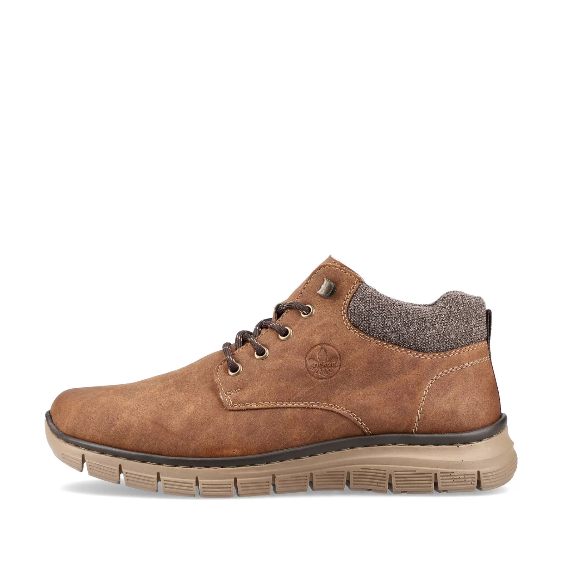 Fashion Sznurowane Buty Meskie W Kolorze Cynamonowego Brazu Meskie Buty