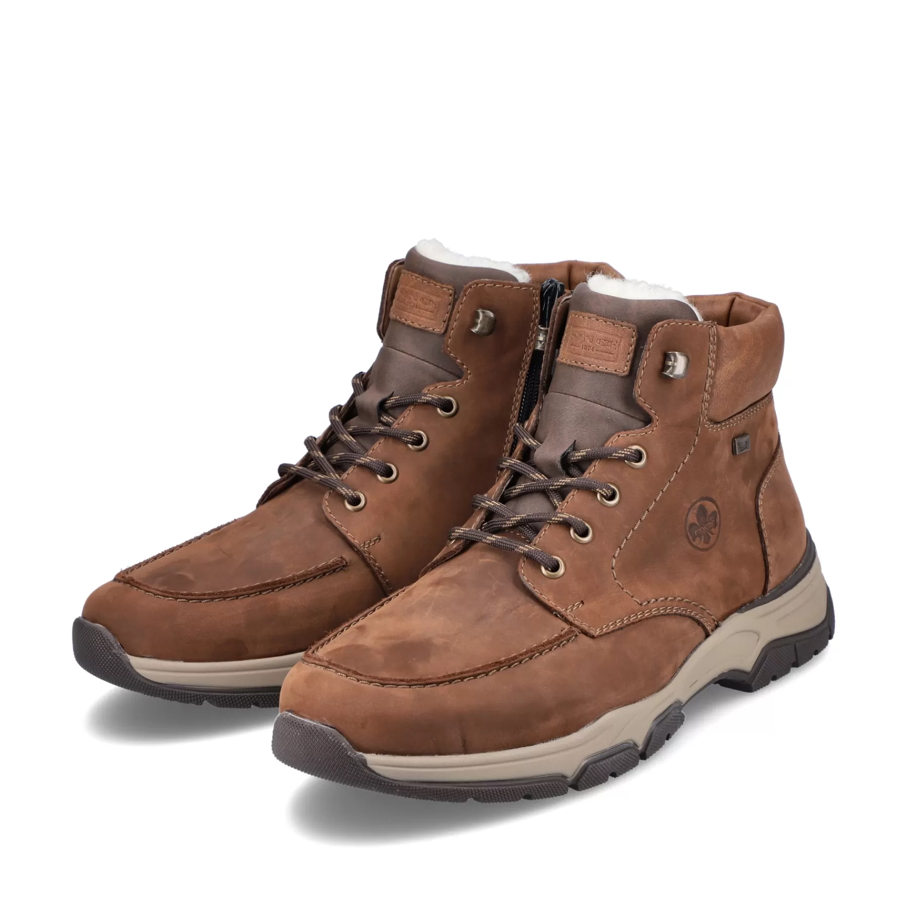 New Sznurowane Buty Meskie W Kolorze Cynamonowego Brazu Meskie Buty