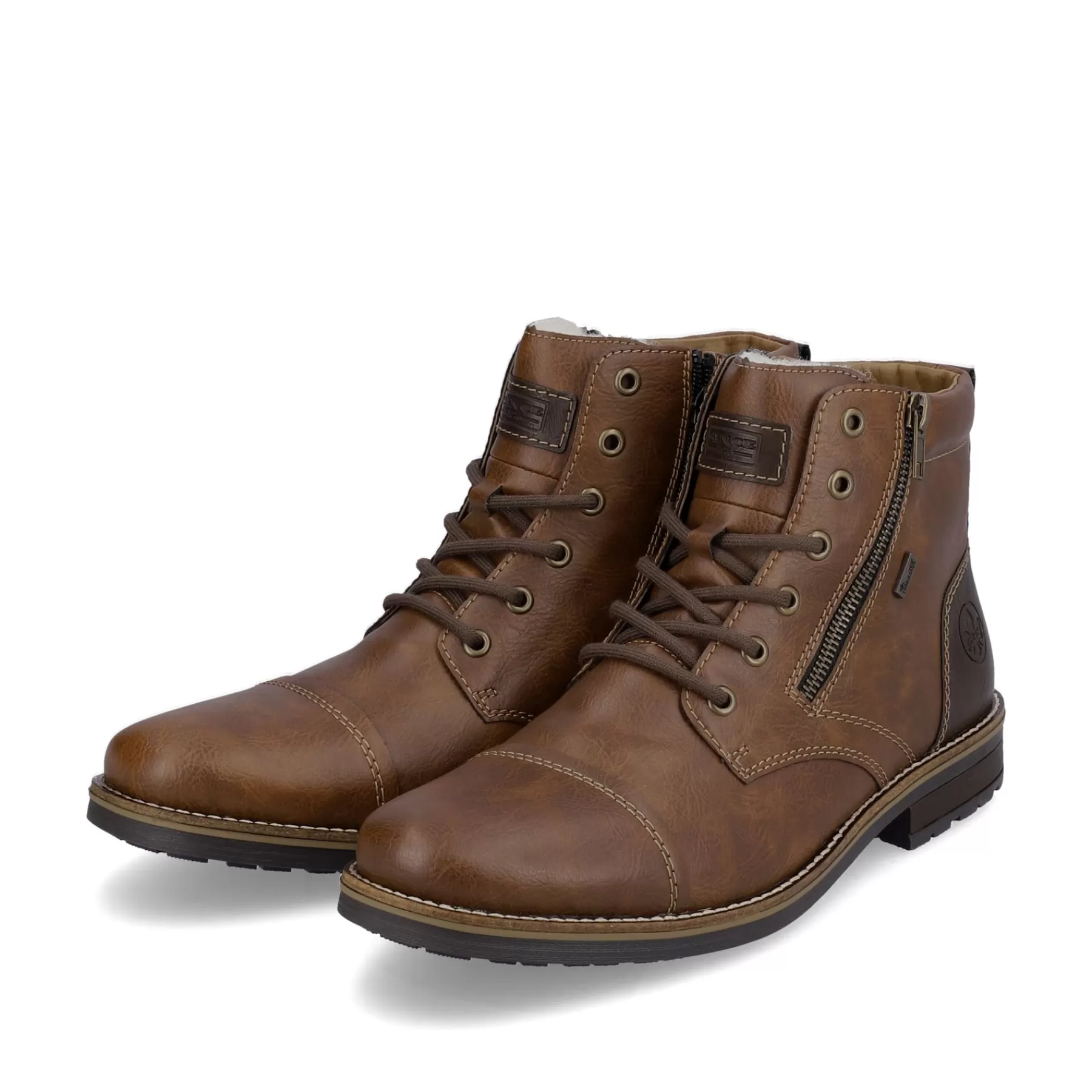 Best Sale Sznurowane Buty Meskie W Kolorze Czekoladowo-Brazowym Meskie Buty