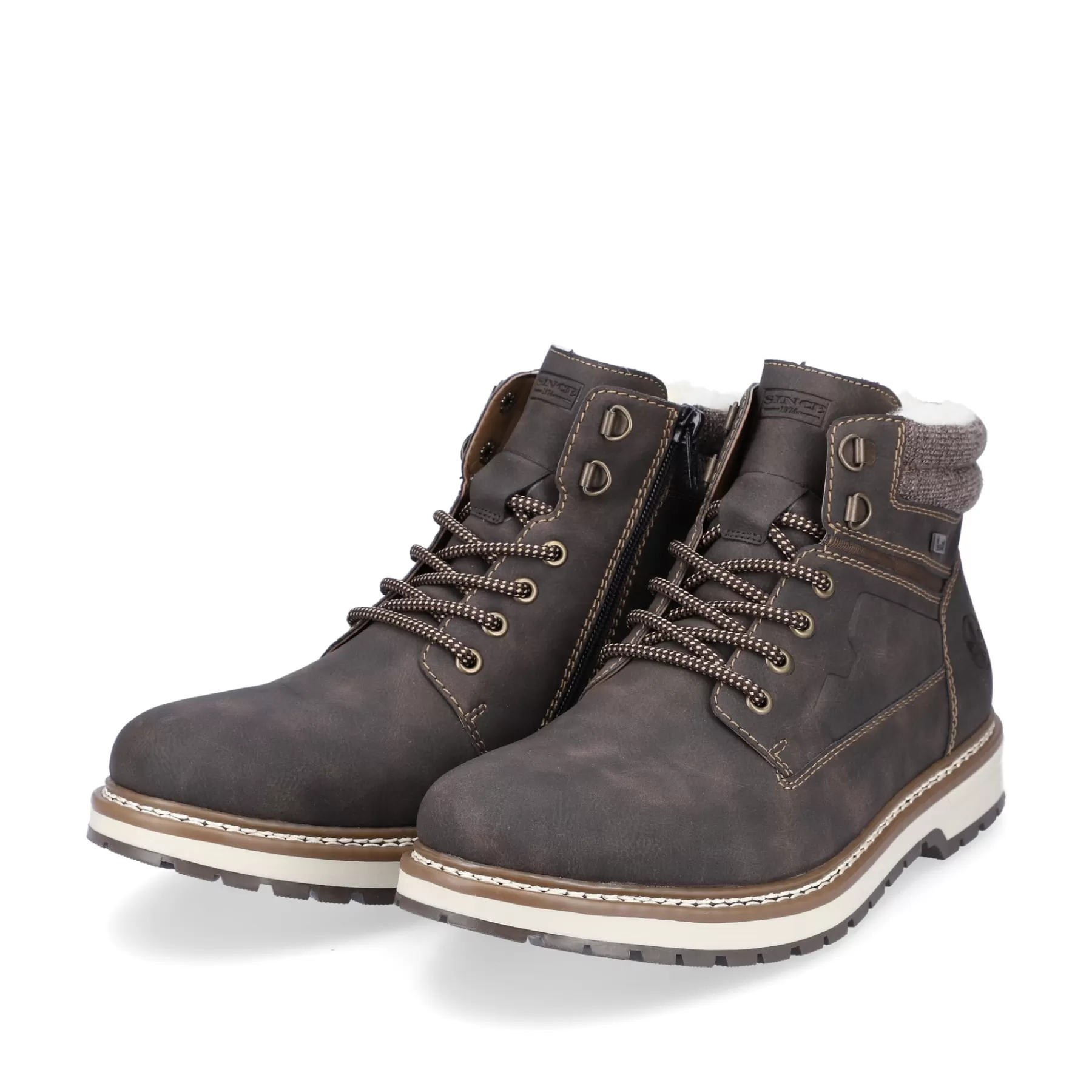 New Sznurowane Buty Meskie W Kolorze Espresso W Kolorze Brazu Meskie Buty