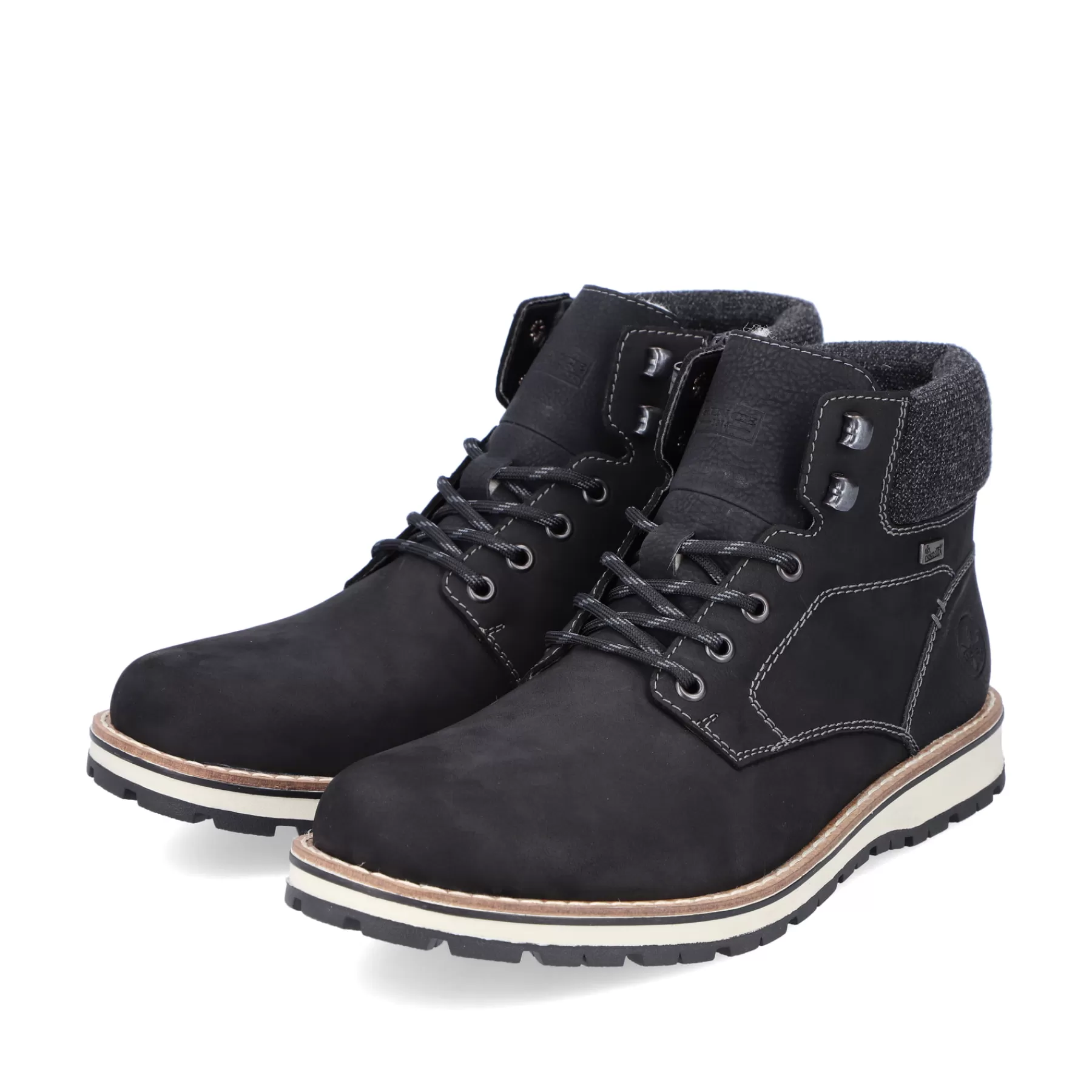 Flash Sale Sznurowane Buty Meskie W Kolorze Glebokiej Czerni Meskie Buty