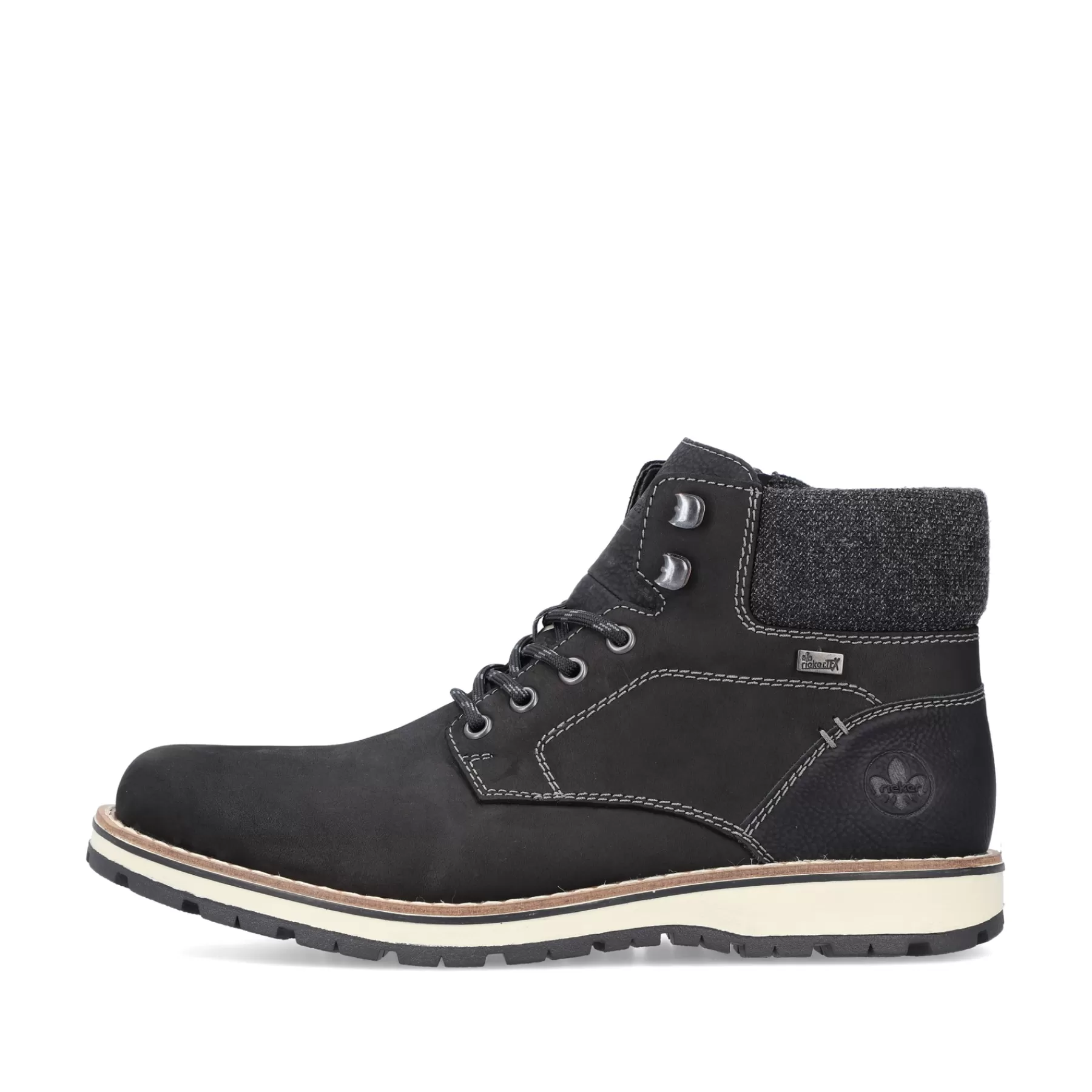 Flash Sale Sznurowane Buty Meskie W Kolorze Glebokiej Czerni Meskie Buty