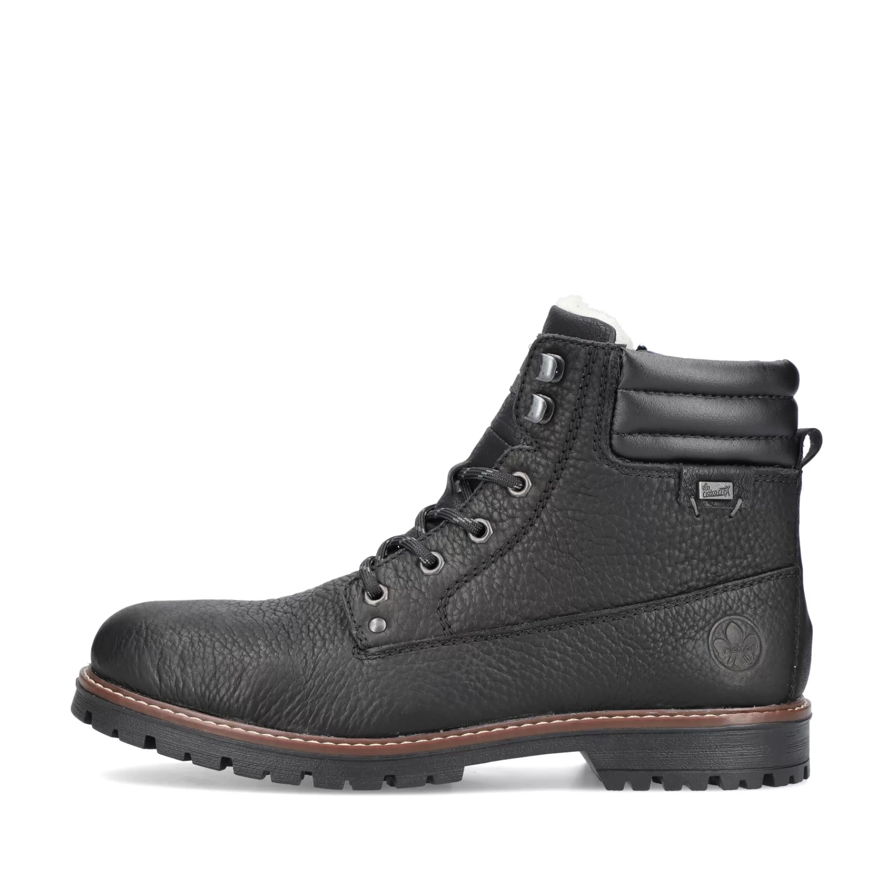 Shop Sznurowane Buty Meskie W Kolorze Glebokiej Czerni Meskie Buty