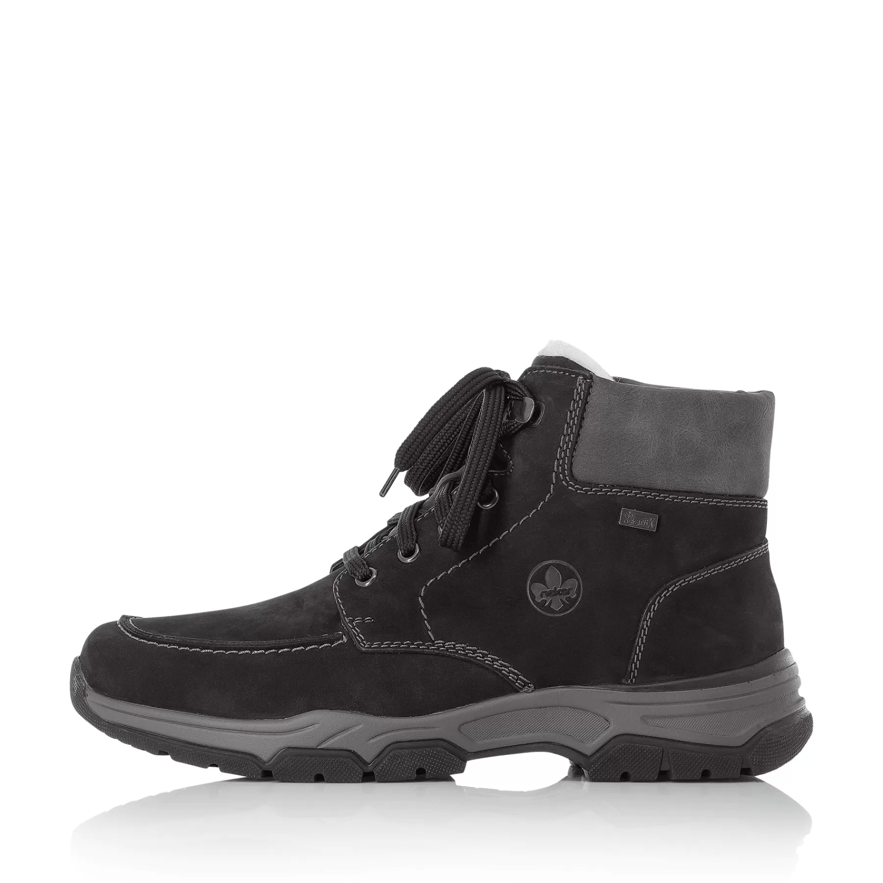 Outlet Sznurowane Buty Meskie W Kolorze Glebokiej Czerni Meskie Buty